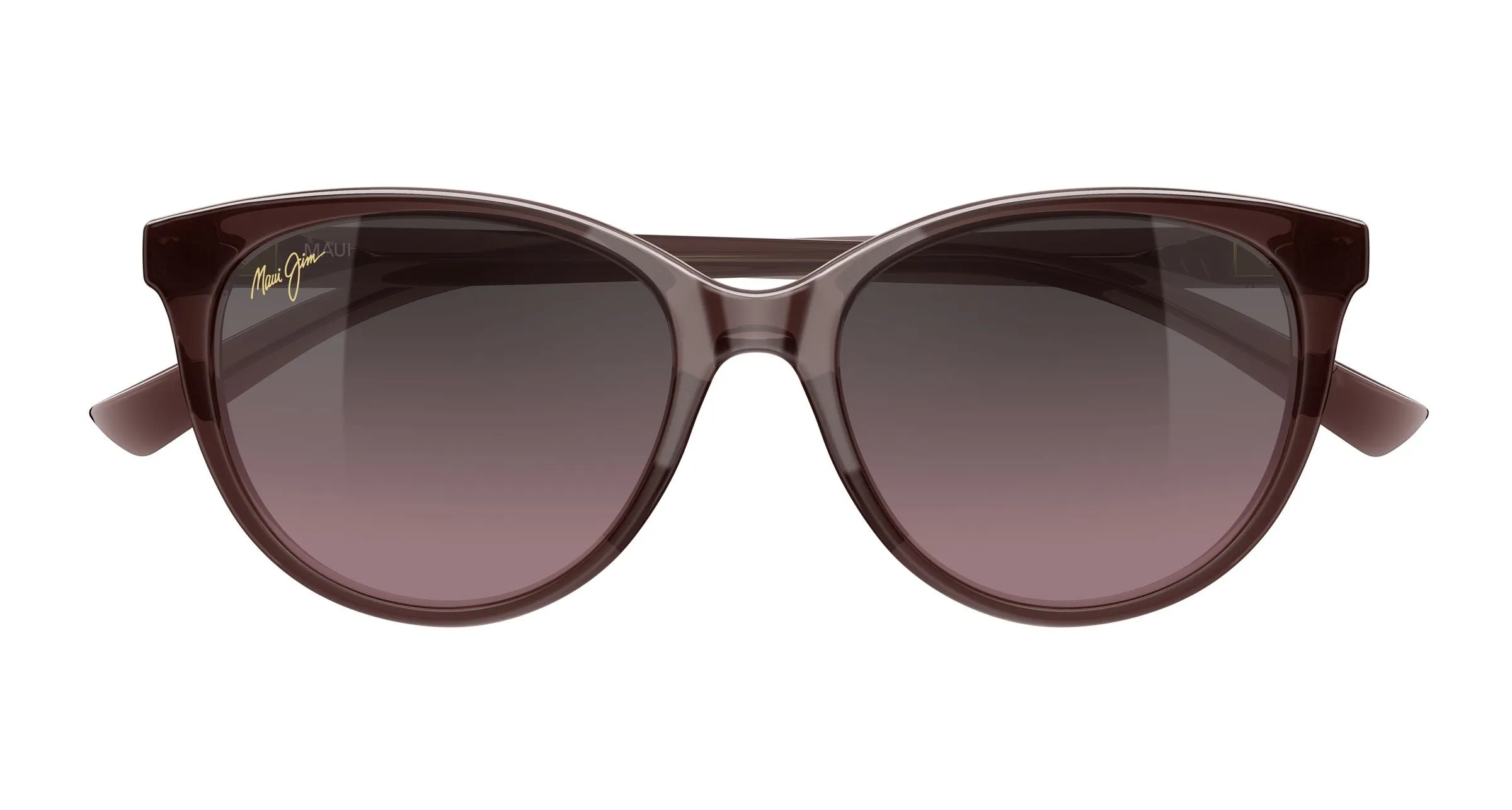 Maui Jim MJ0359S 004 Occhiali da sole Bio-iniettato Rosso Rosa Cat Eye - immagine 2
