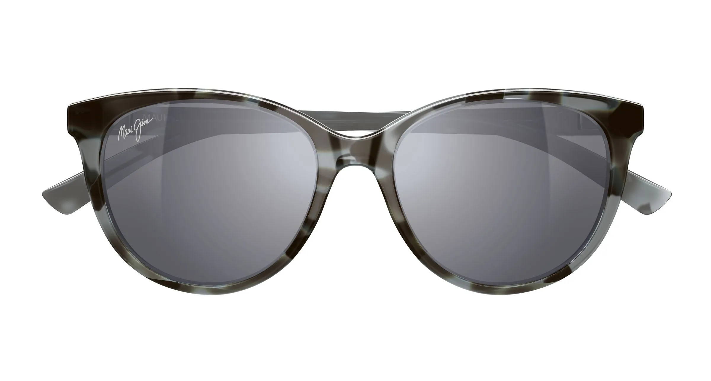 Maui Jim MJ0359S 003 Occhiali da sole Bio-iniettato Havana Argento Cat Eye - immagine 2