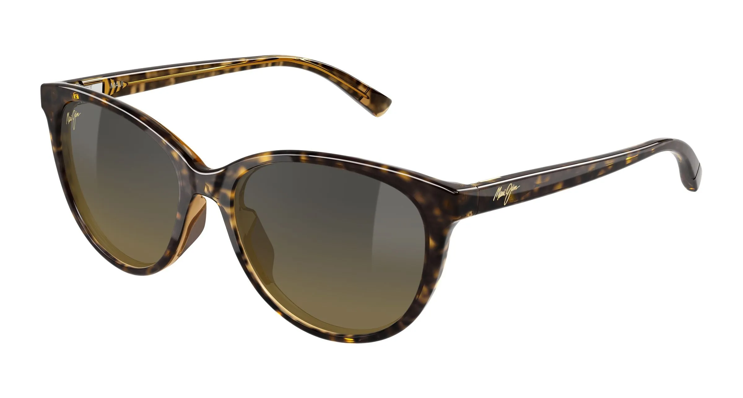 Maui Jim MJ0359S 002 Occhiali da sole Bio-iniettato Havana Bronzo Cat Eye - immagine 1