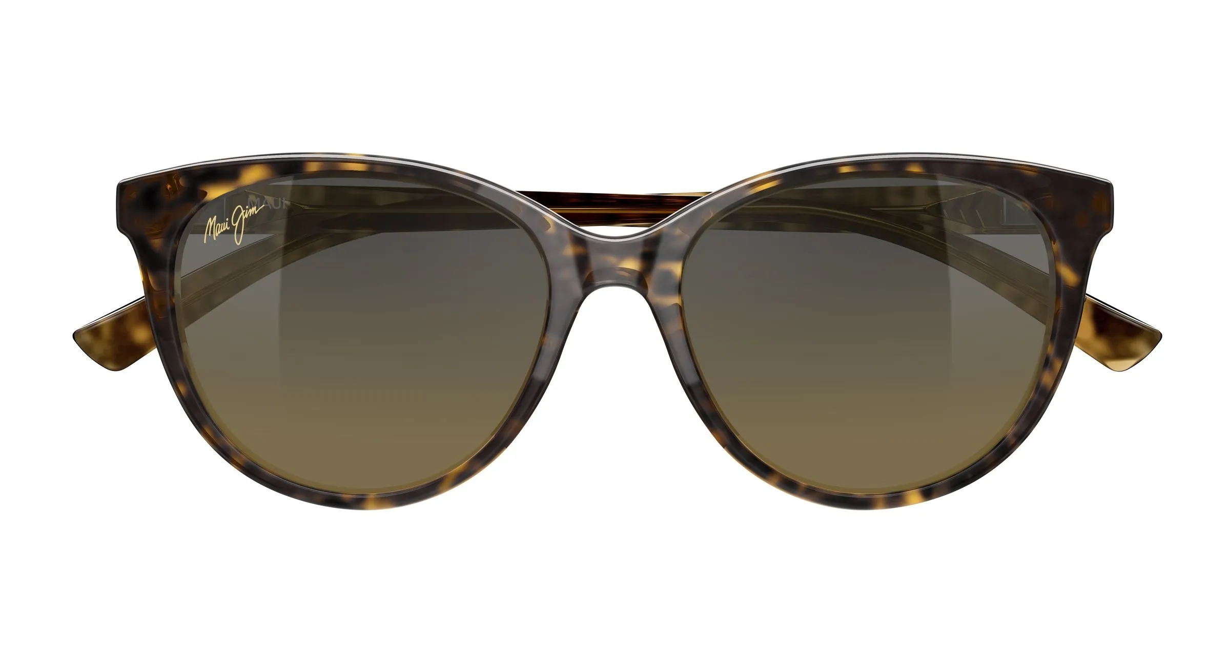 Maui Jim MJ0359S 002 Occhiali da sole Bio-iniettato Havana Bronzo Cat Eye - immagine 2