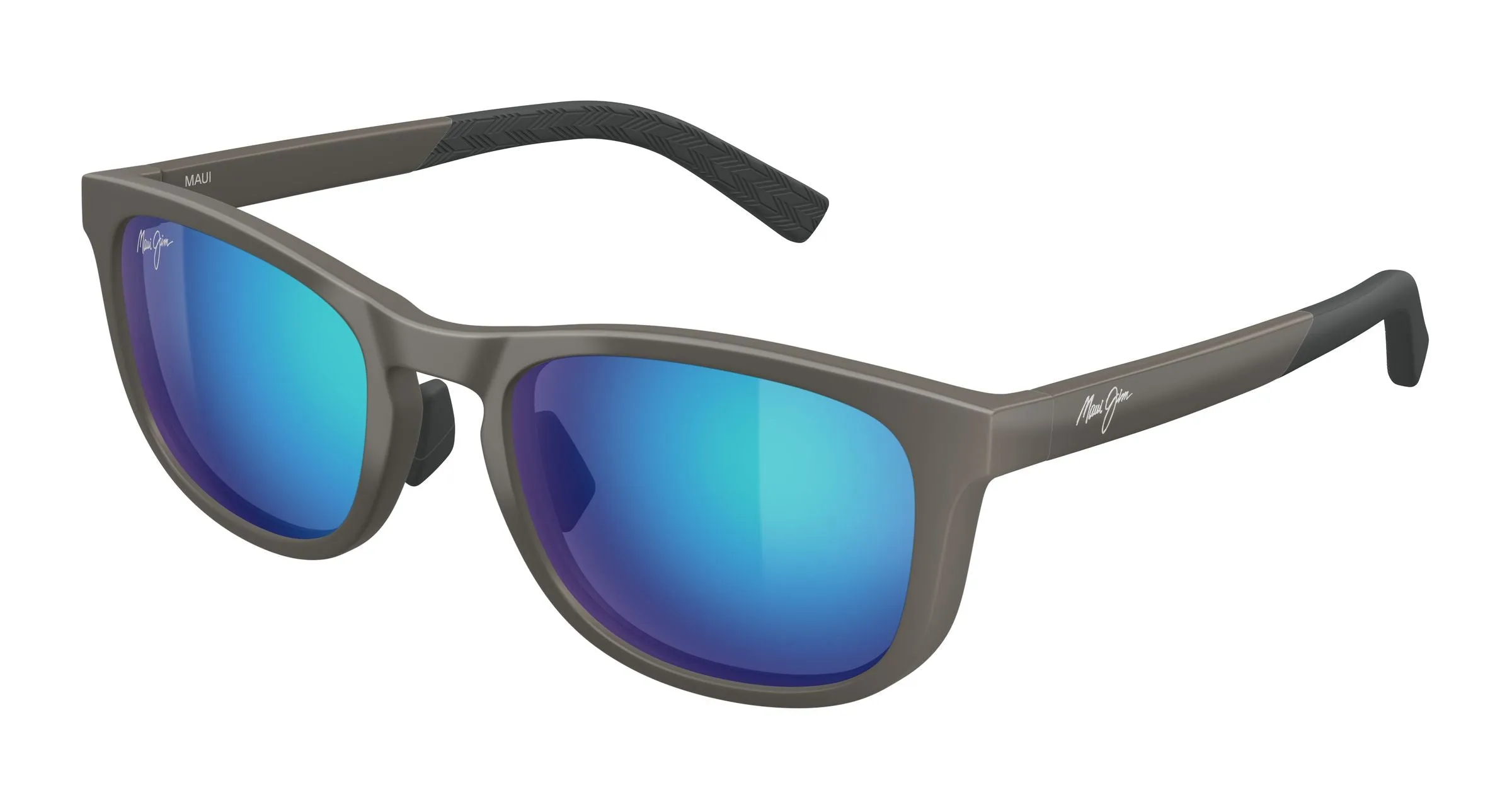 Maui Jim MJ0356SA 003 Occhiali da sole Bio-iniettato Grigio Blu Squadrata - immagine 1