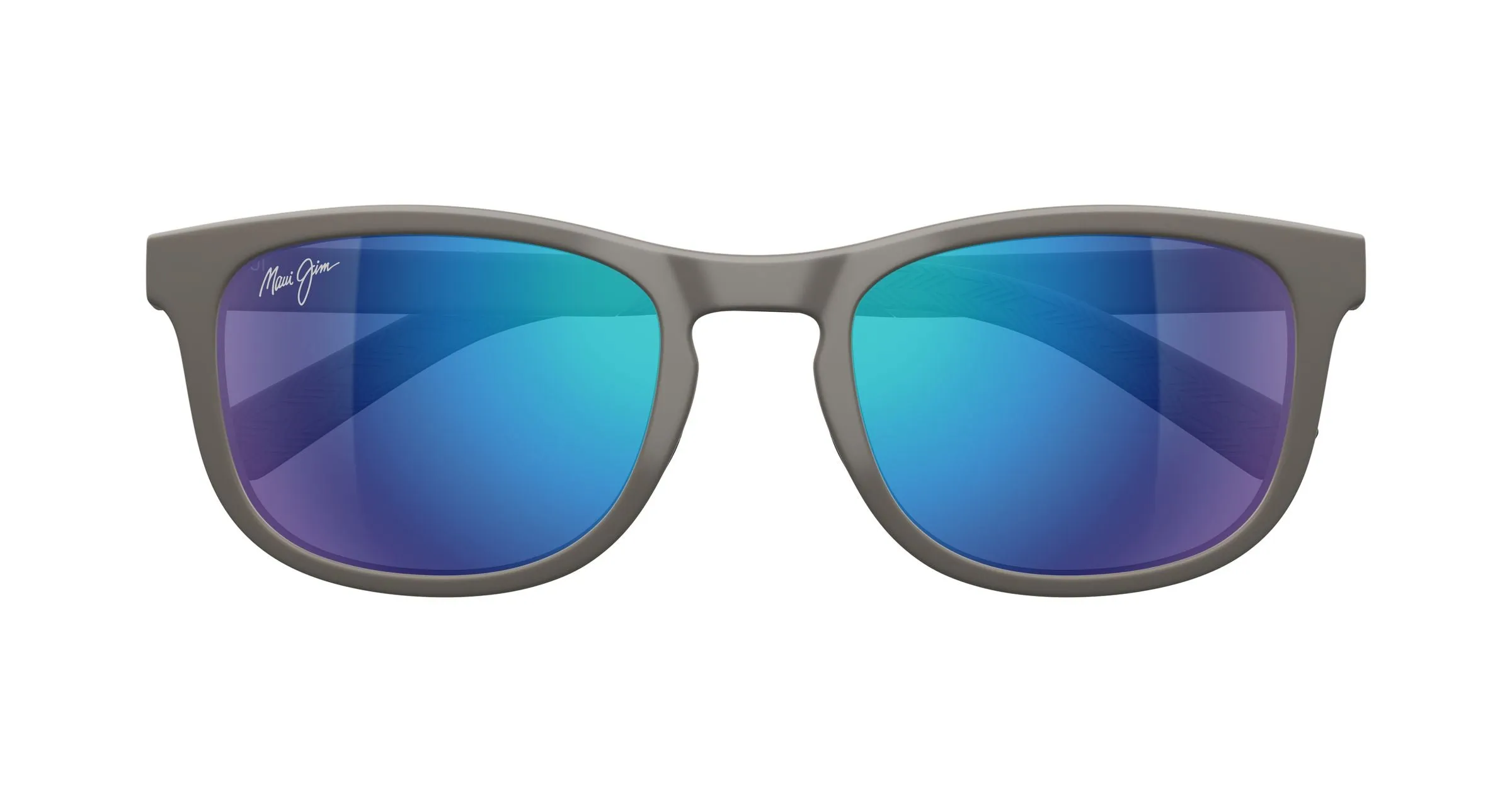 Maui Jim MJ0356SA 003 Occhiali da sole Bio-iniettato Grigio Blu Squadrata - immagine 2