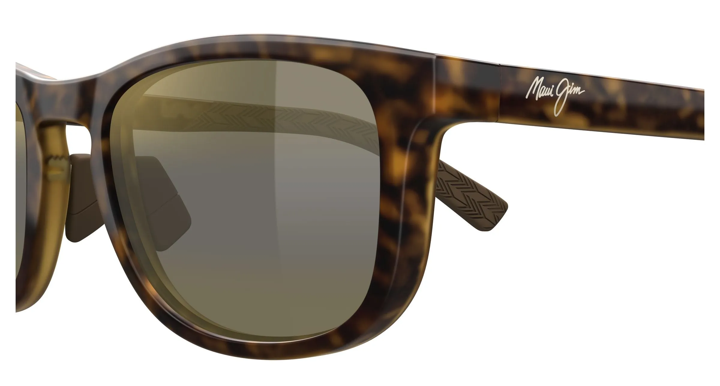 Maui Jim MJ0356SA 002 Occhiali da sole Bio-iniettato Havana Bronzo Squadrata - immagine 3
