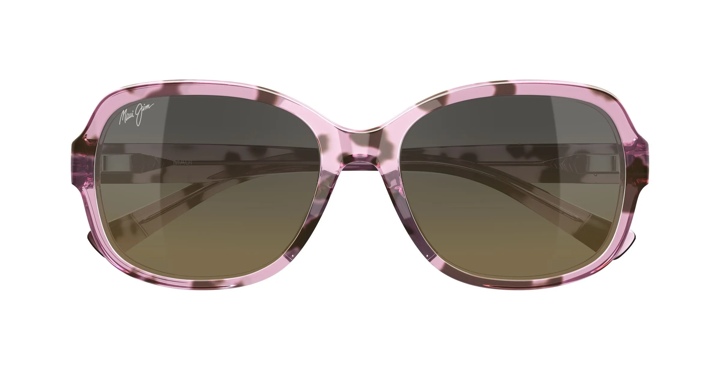 Maui Jim MJ0355S 004 Occhiali da sole Bio-iniettato Havana Bronzo Farfalla - immagine 2