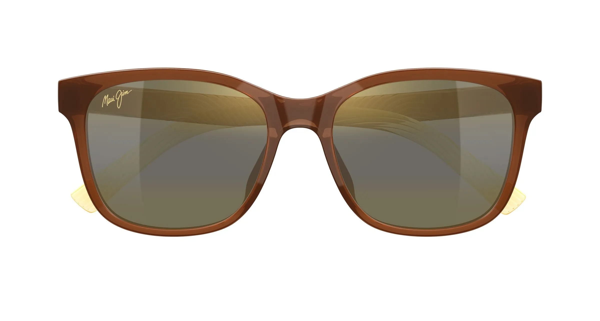 Maui Jim MJ0346SA 003 Occhiali da sole Bio-iniettato Marrone Bronzo Squadrata - immagine 2