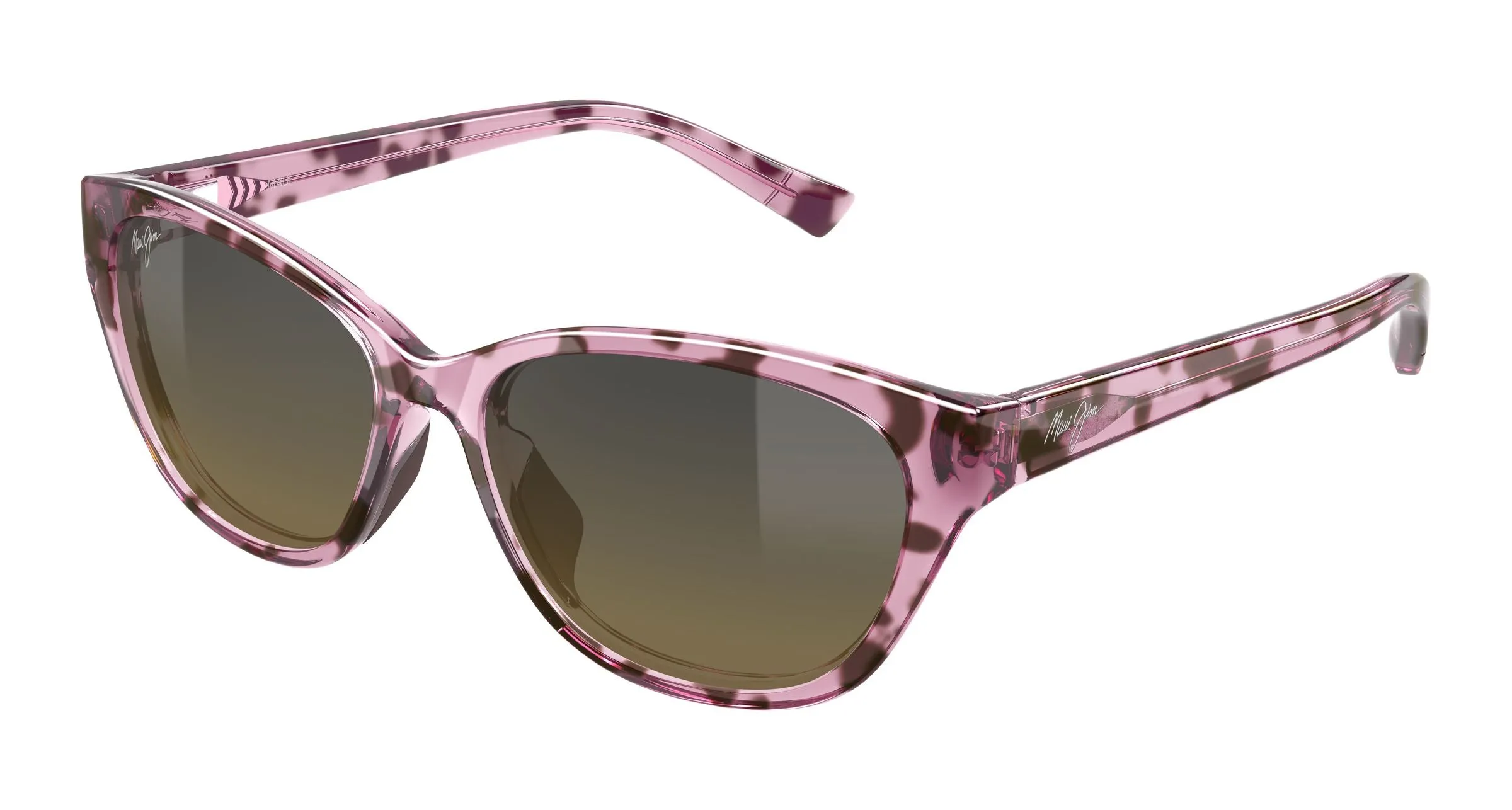 Maui Jim MJ0344S 004 Occhiali da sole Bio-iniettato Havana Bronzo Cat Eye - immagine 1