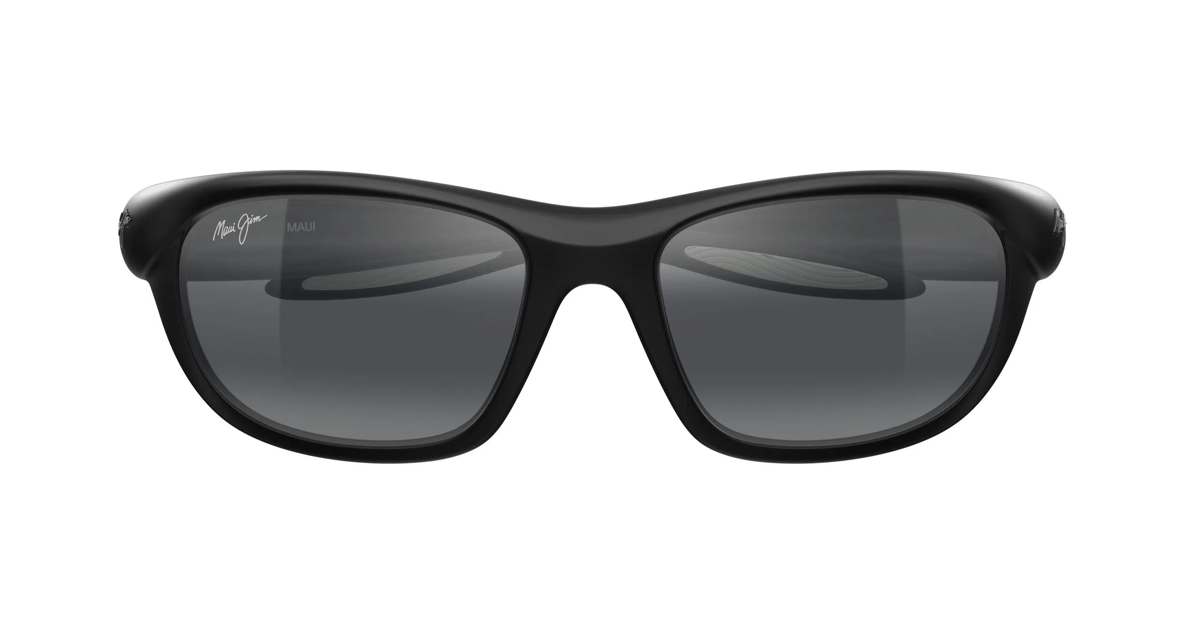 Maui Jim MJ0343SA 001 Occhiali da sole Bio-iniettato Nero Grigio Squadrata - immagine 2