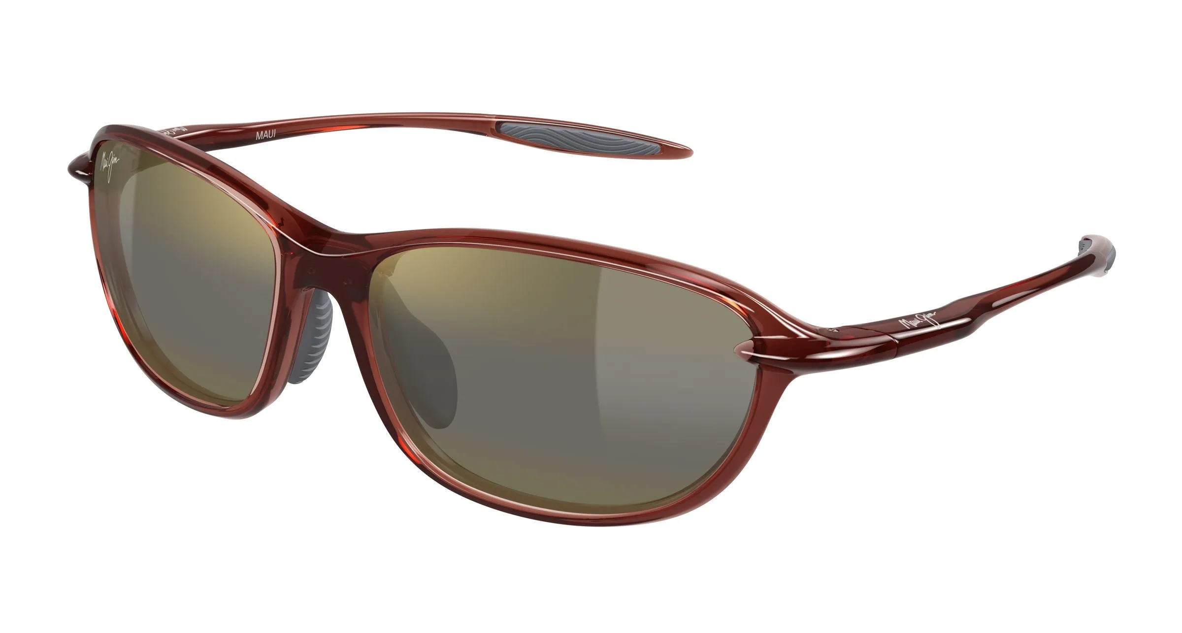Maui Jim MJ0340SA 003 Occhiali da sole Bio-iniettato Marrone Bronzo Geometrica - immagine 1