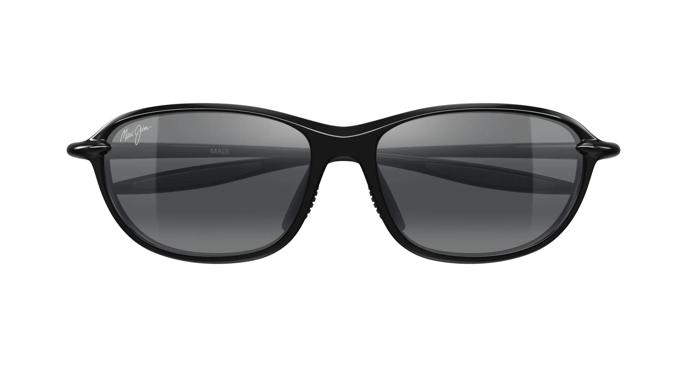 Maui Jim MJ0340SA 001 Occhiali da sole Bio-iniettato Nero Grigio Geometrica - immagine 2