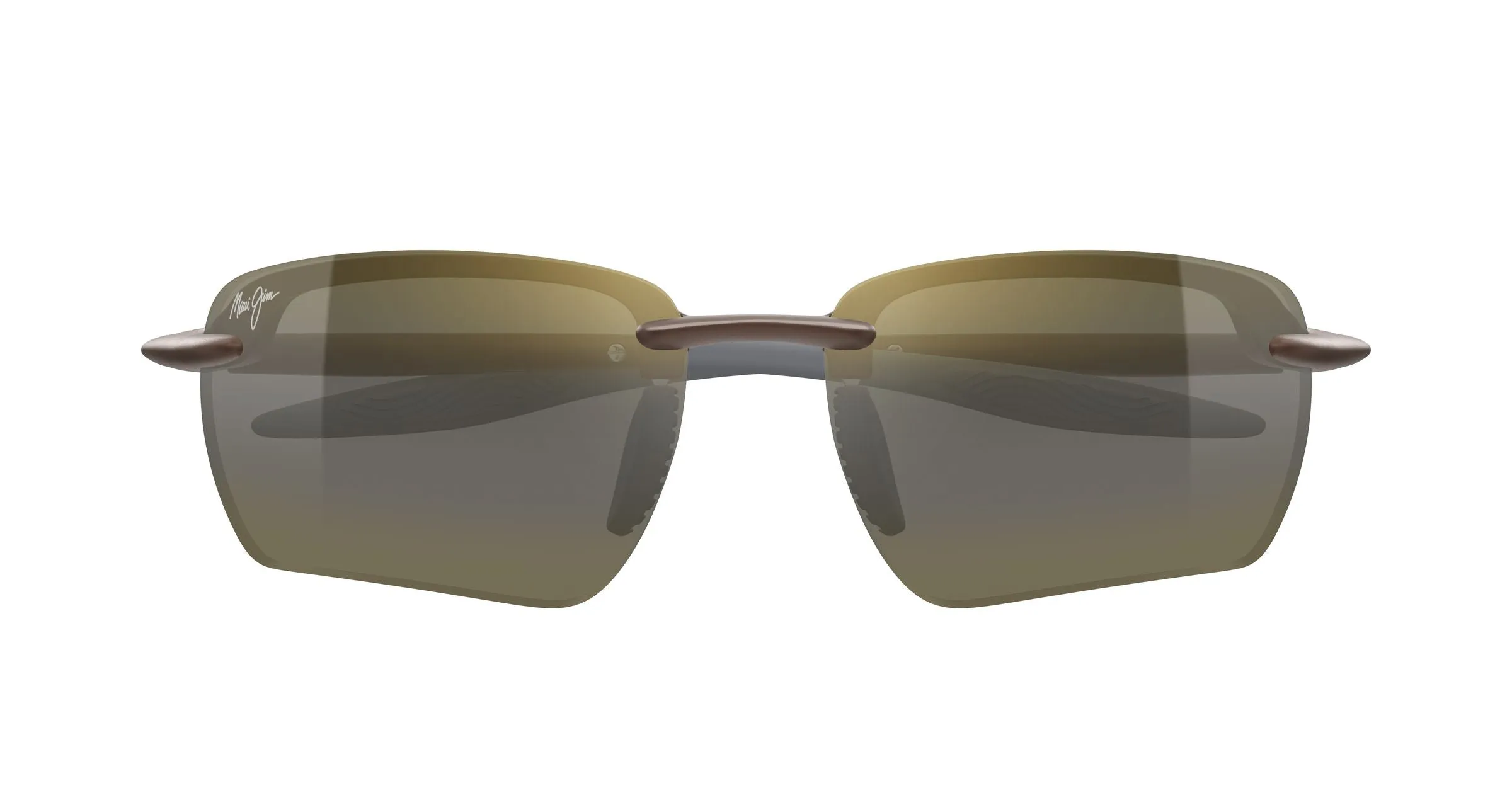 Maui Jim MJ0336S 002 Occhiali da sole Bio-iniettato Marrone Bronzo Geometrica - immagine 2