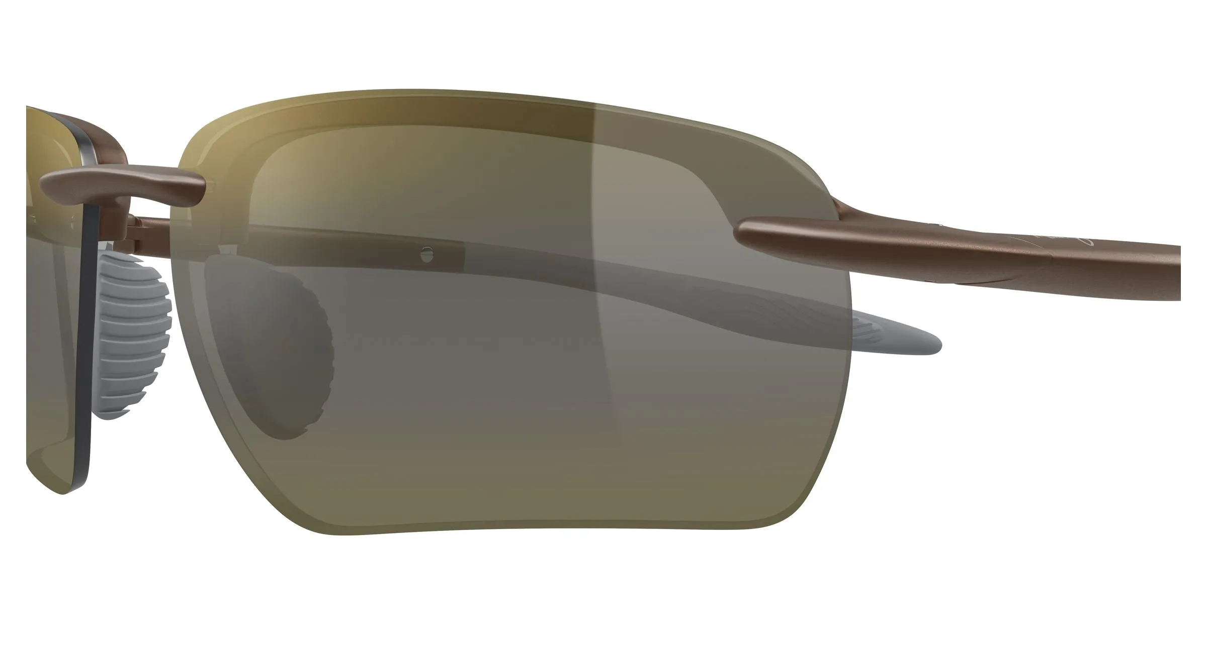 Maui Jim MJ0336S 002 Occhiali da sole Bio-iniettato Marrone Bronzo Geometrica - immagine 3