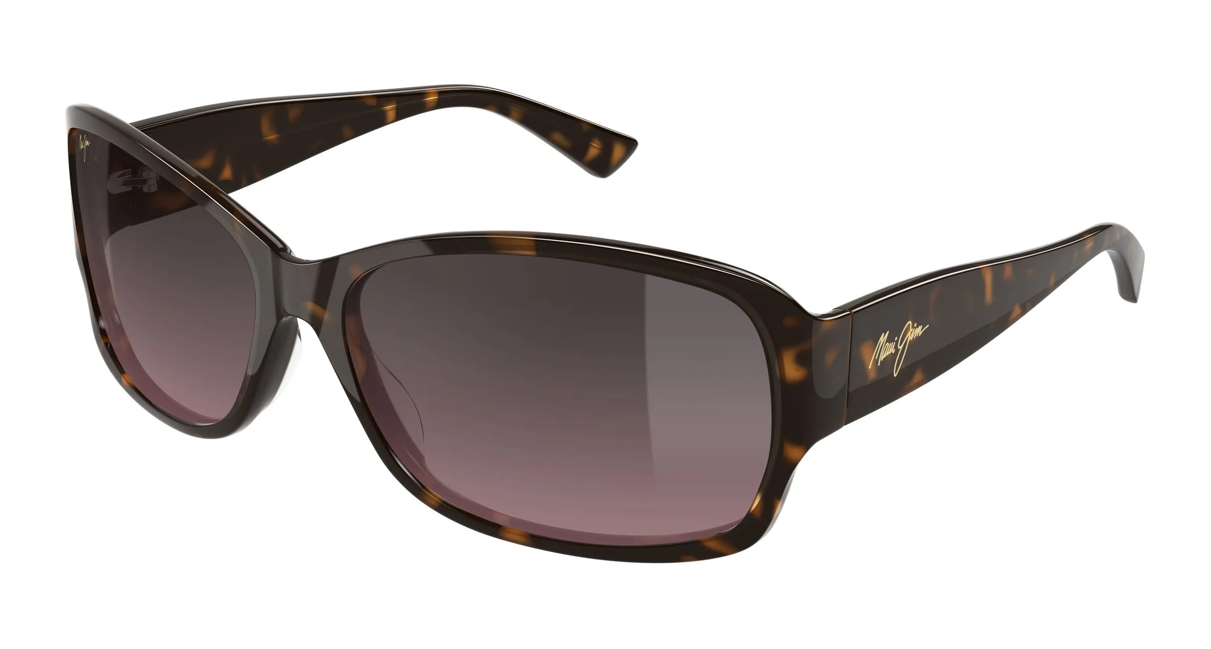 Maui Jim MJ0295S 002 Occhiali da sole Acetato Havana Rosa Squadrata - immagine 1