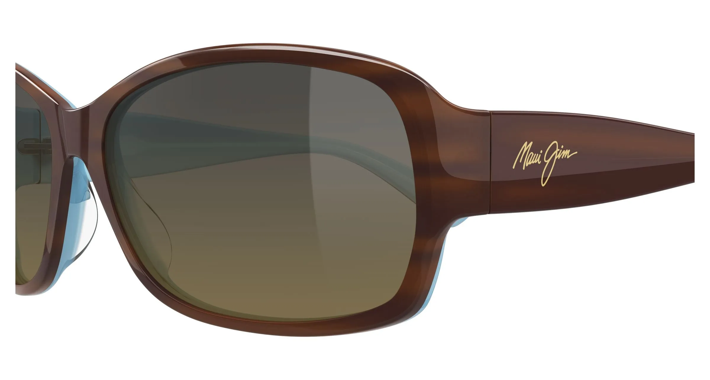 Maui Jim MJ0295S 001 Occhiali da sole Acetato Havana Bronzo Squadrata - immagine 3