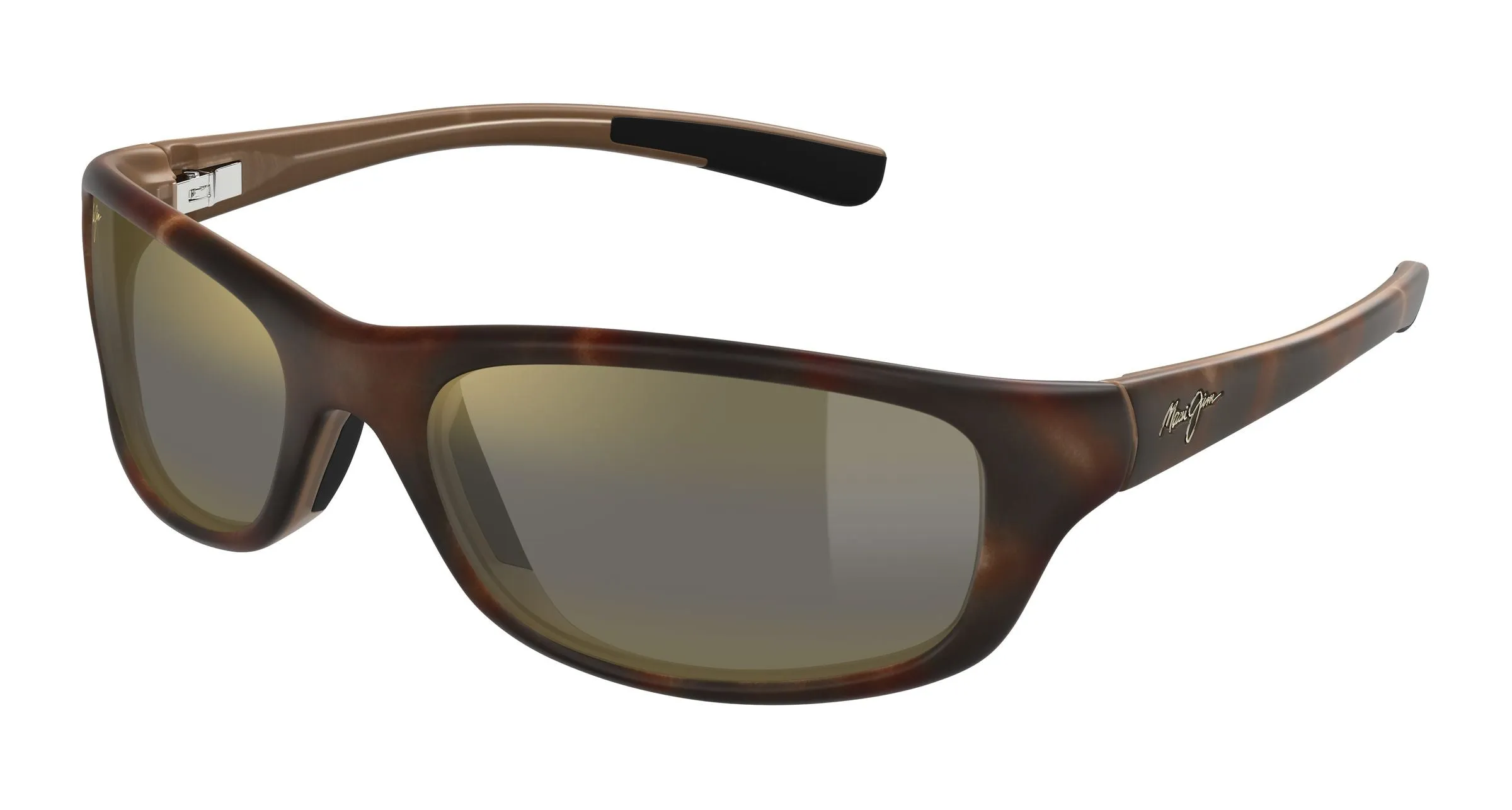 Maui Jim MJ0279S 002 Occhiali da sole Iniettato Havana Bronzo Squadrata - immagine 1