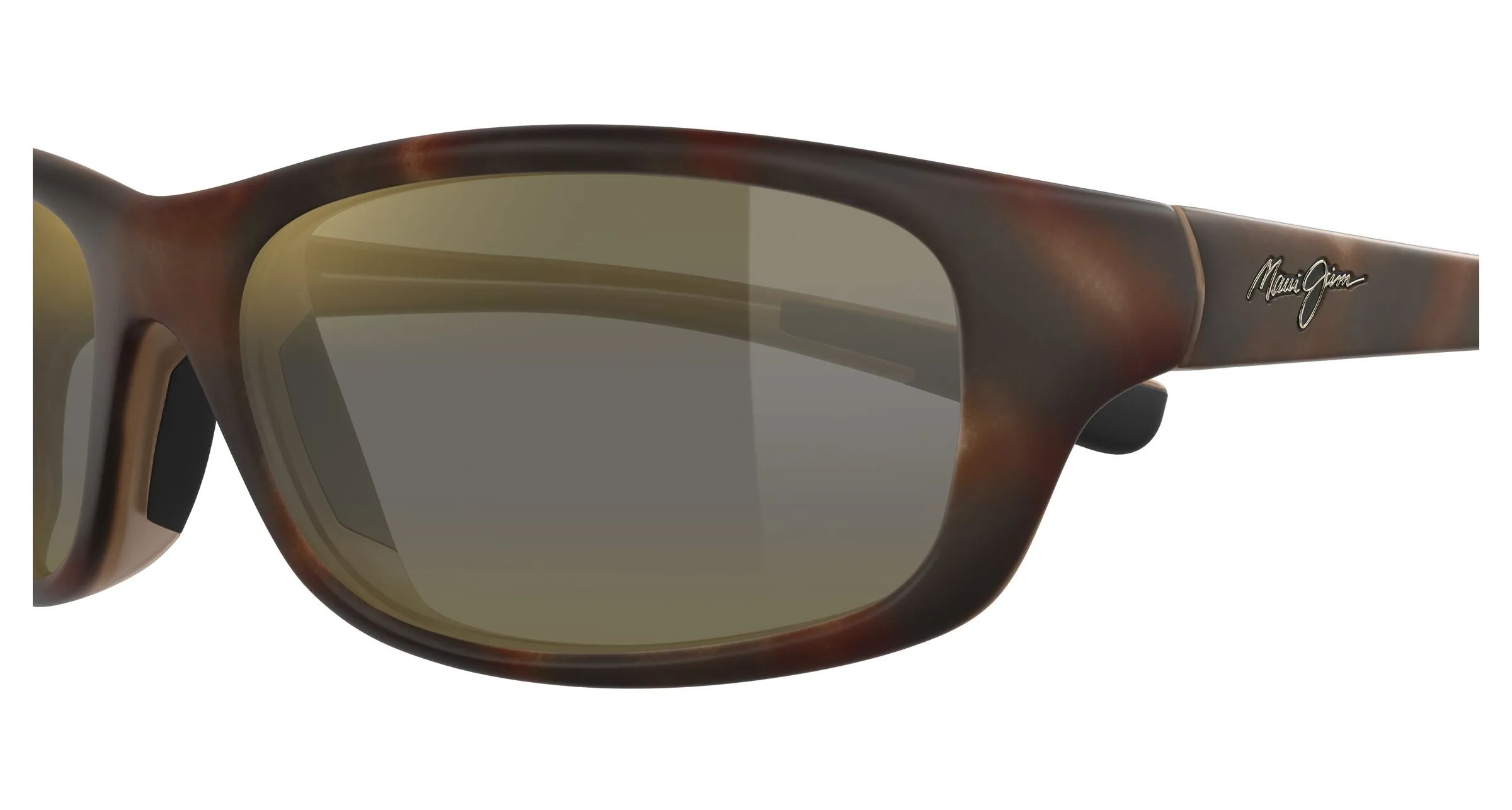 Maui Jim MJ0279S 002 Occhiali da sole Iniettato Havana Bronzo Squadrata - immagine 3