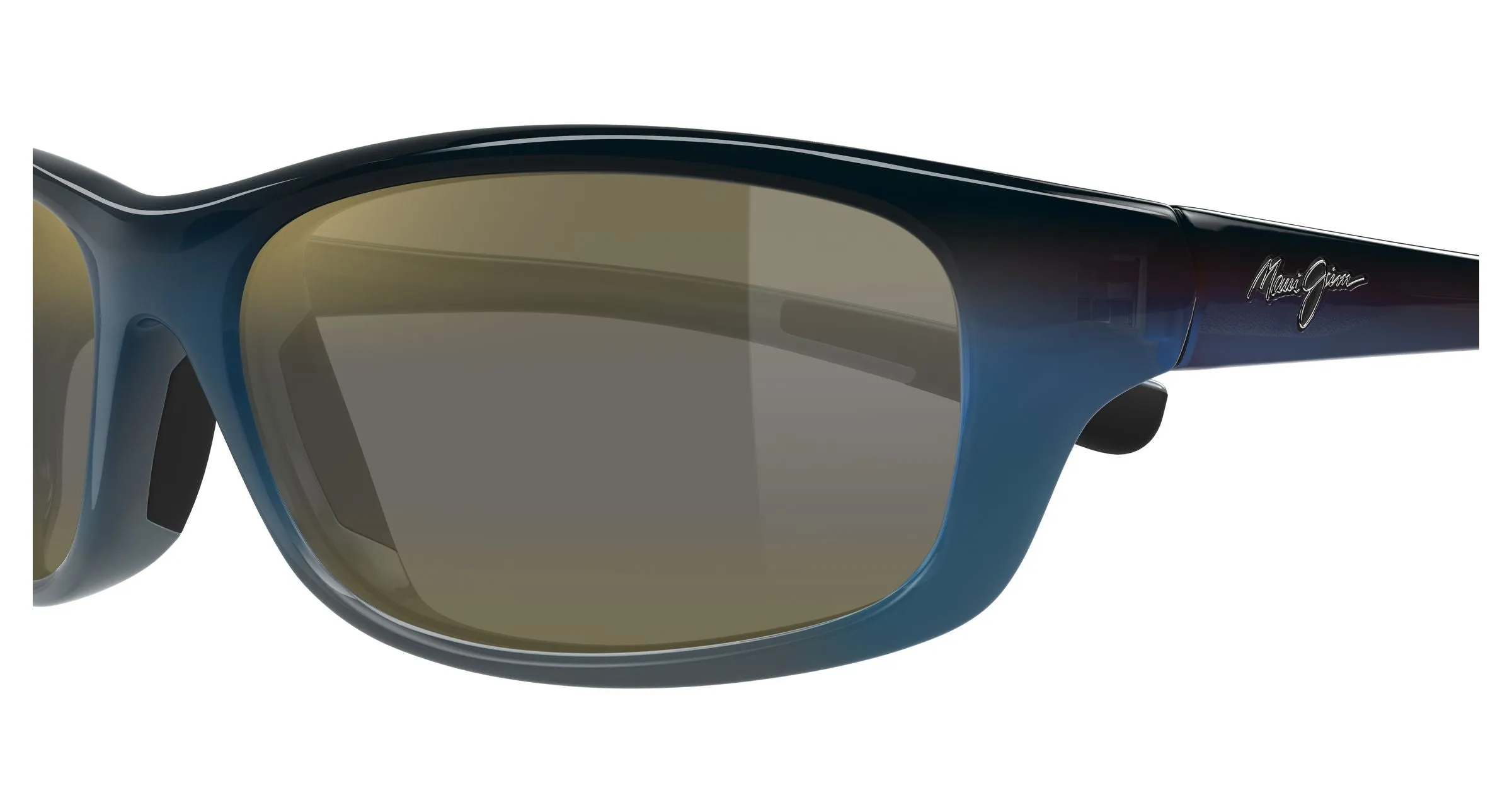 Maui Jim MJ0279S 001 Occhiali da sole Iniettato Marrone Bronzo Squadrata - immagine 3
