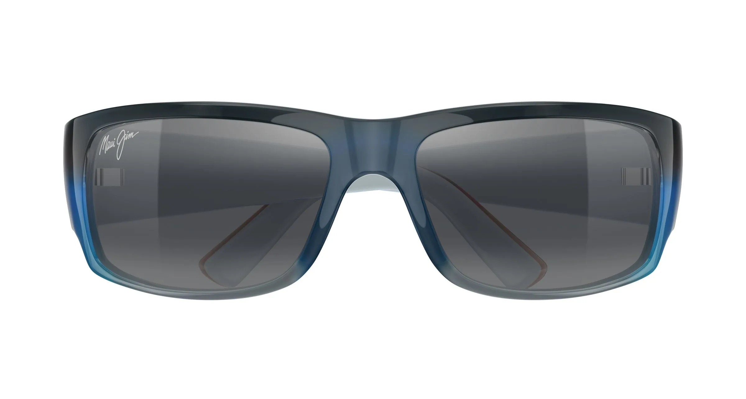 Maui Jim MJ0266S 003 Occhiali da sole Iniettato Marrone Grigio Squadrata - immagine 2