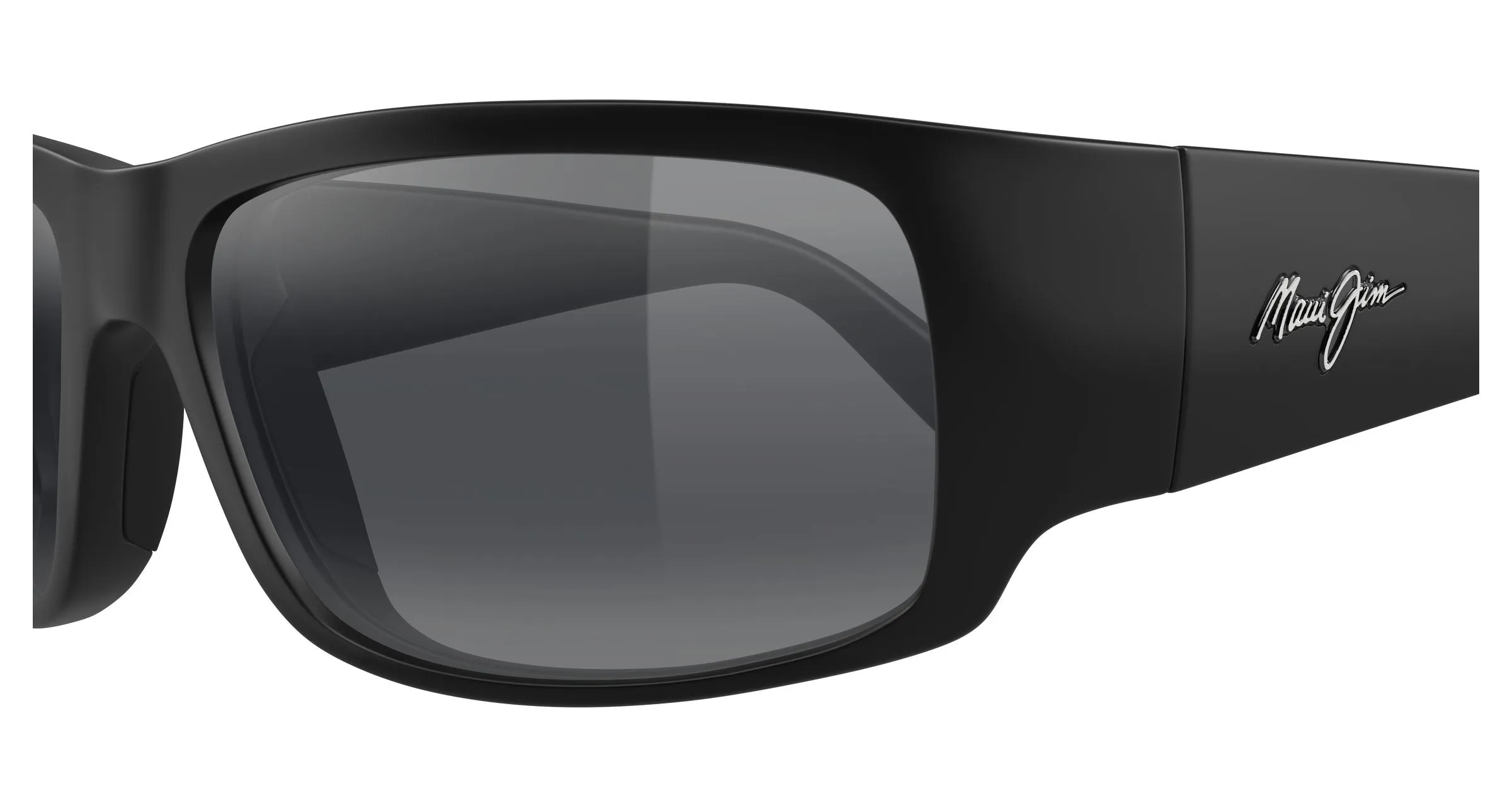 Maui Jim MJ0266S 001 Occhiali da sole Iniettato Nero Grigio Squadrata - immagine 3