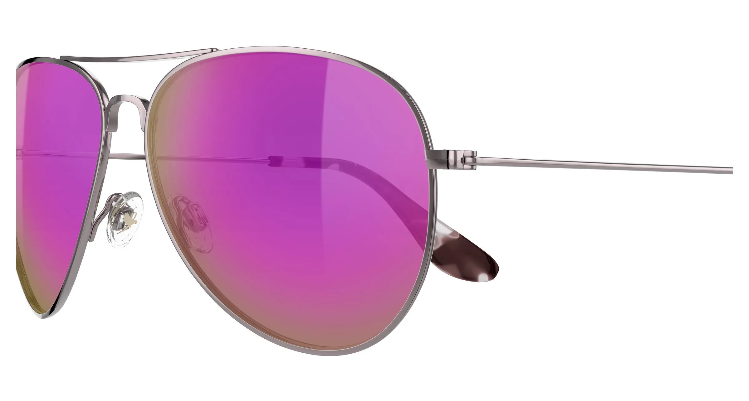 Maui Jim MJ0264S 003 Occhiali da sole Titanio Rosa Viola Pilot - immagine 3