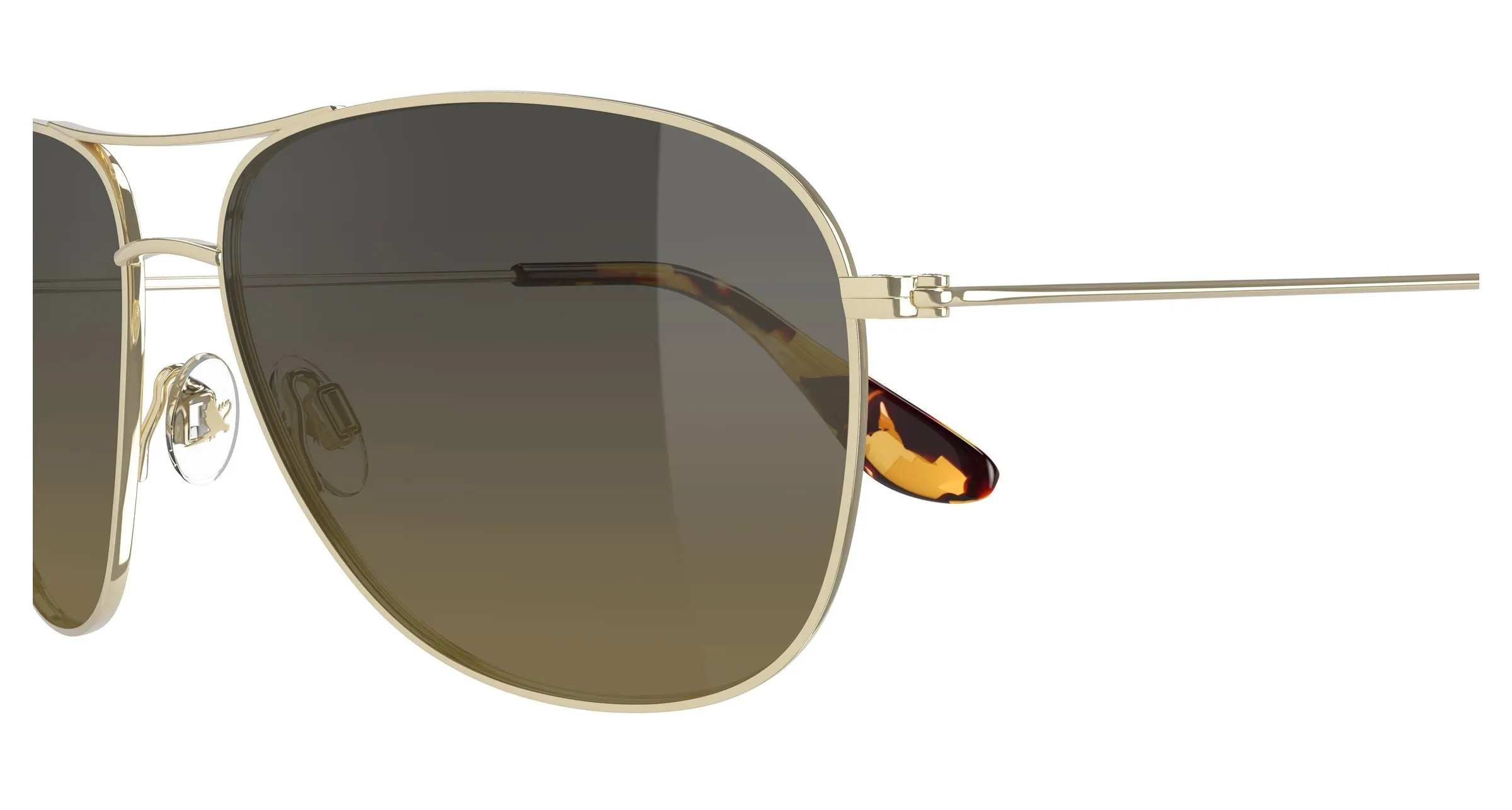 Maui Jim MJ0247S 003 Occhiali da sole Titanio Oro Bronzo Squadrata - immagine 3