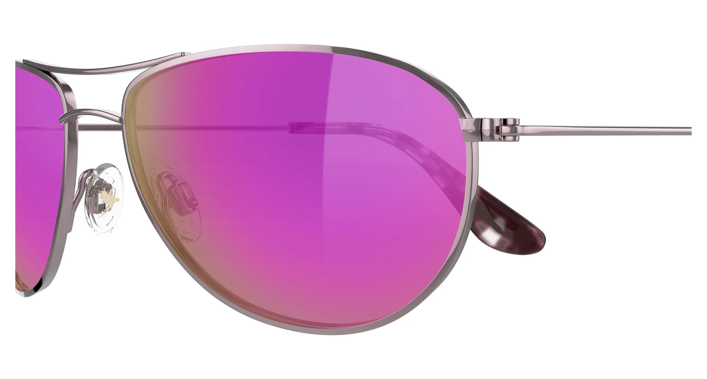 Maui Jim MJ0245S 004 Occhiali da sole Titanio Rosa Viola Pilot - immagine 3