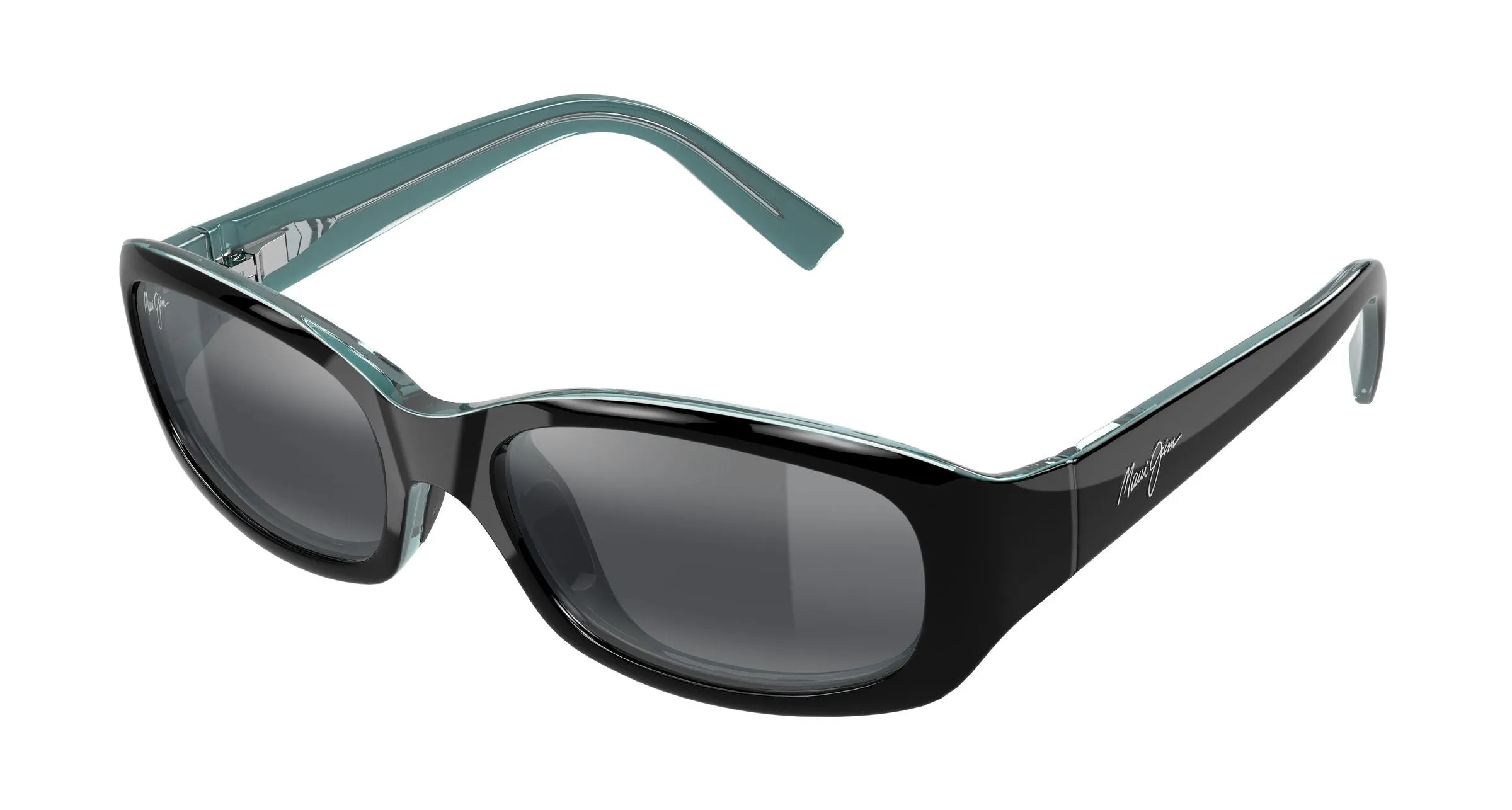 Maui Jim MJ0219S 001 Occhiali da sole Iniettato Grigio Grigio Squadrata - immagine 1