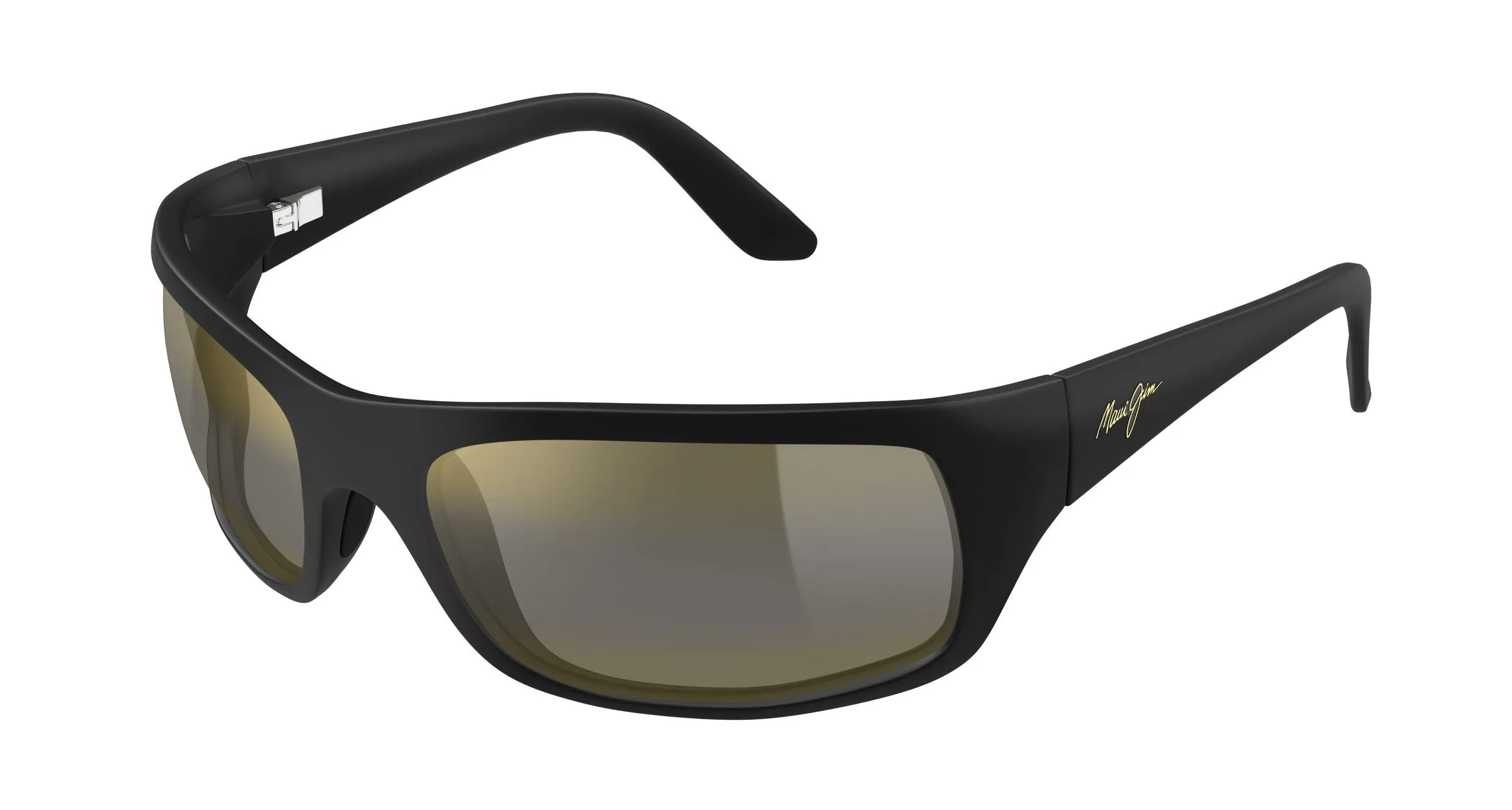 Maui Jim MJ0202S 002 Occhiali da sole Iniettato Nero Bronzo Squadrata - immagine 1