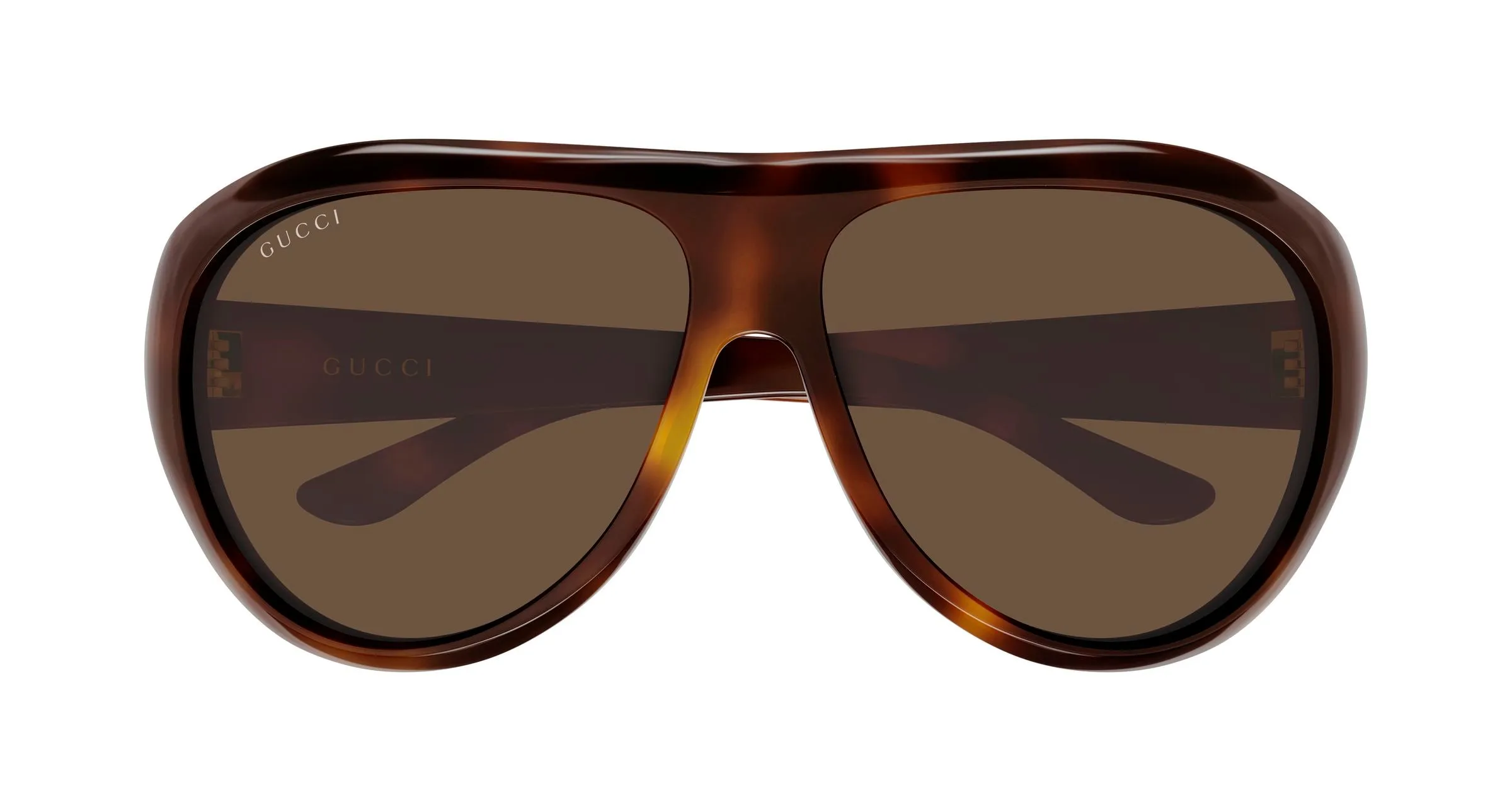 Gucci GG2270S 002 Occhiali da sole Acetato Havana Marrone Rotonda - immagine 2