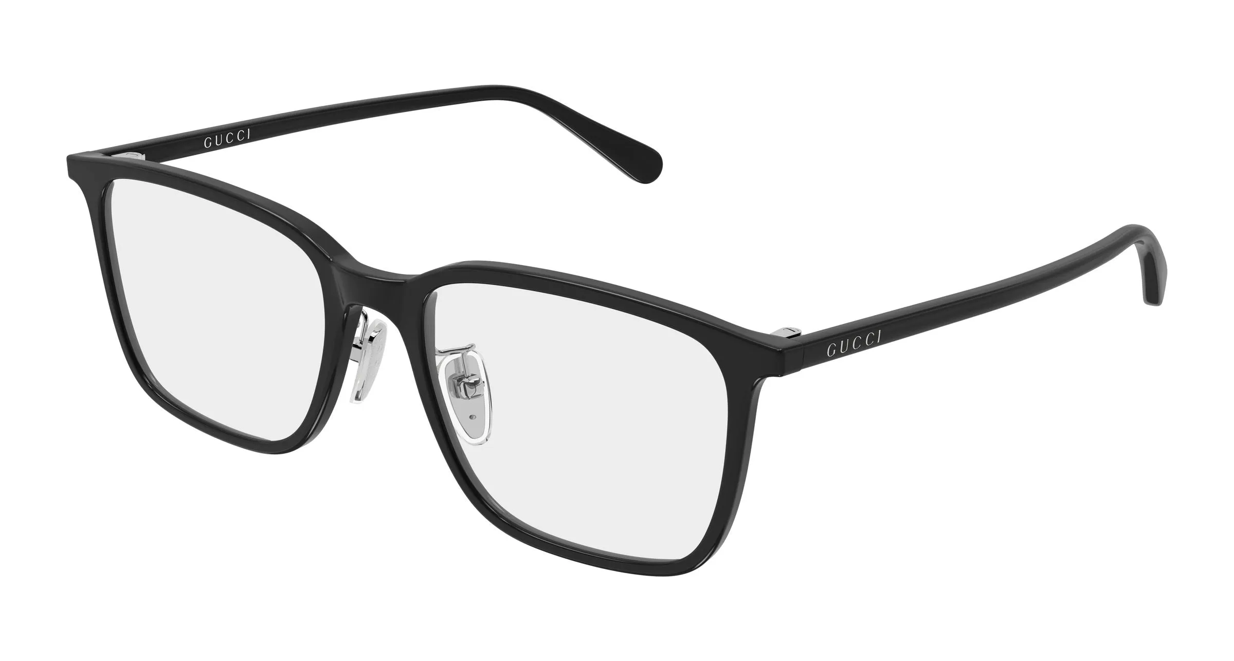 Gucci GG2267OA 003 Montature da vista Acetato Grigio Trasparente Squadrata - immagine 1