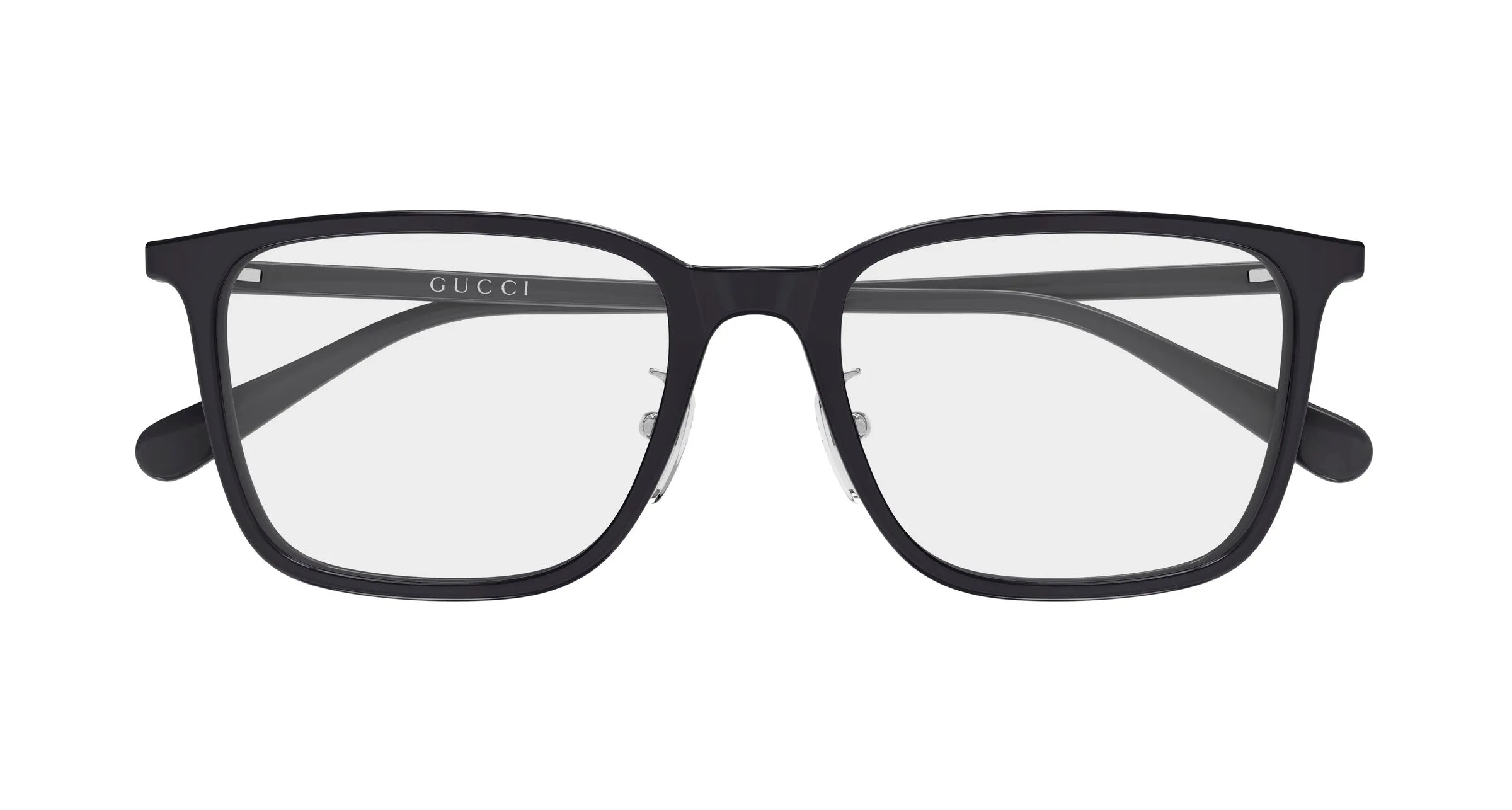 Gucci GG2267OA 003 Montature da vista Acetato Grigio Trasparente Squadrata - immagine 2