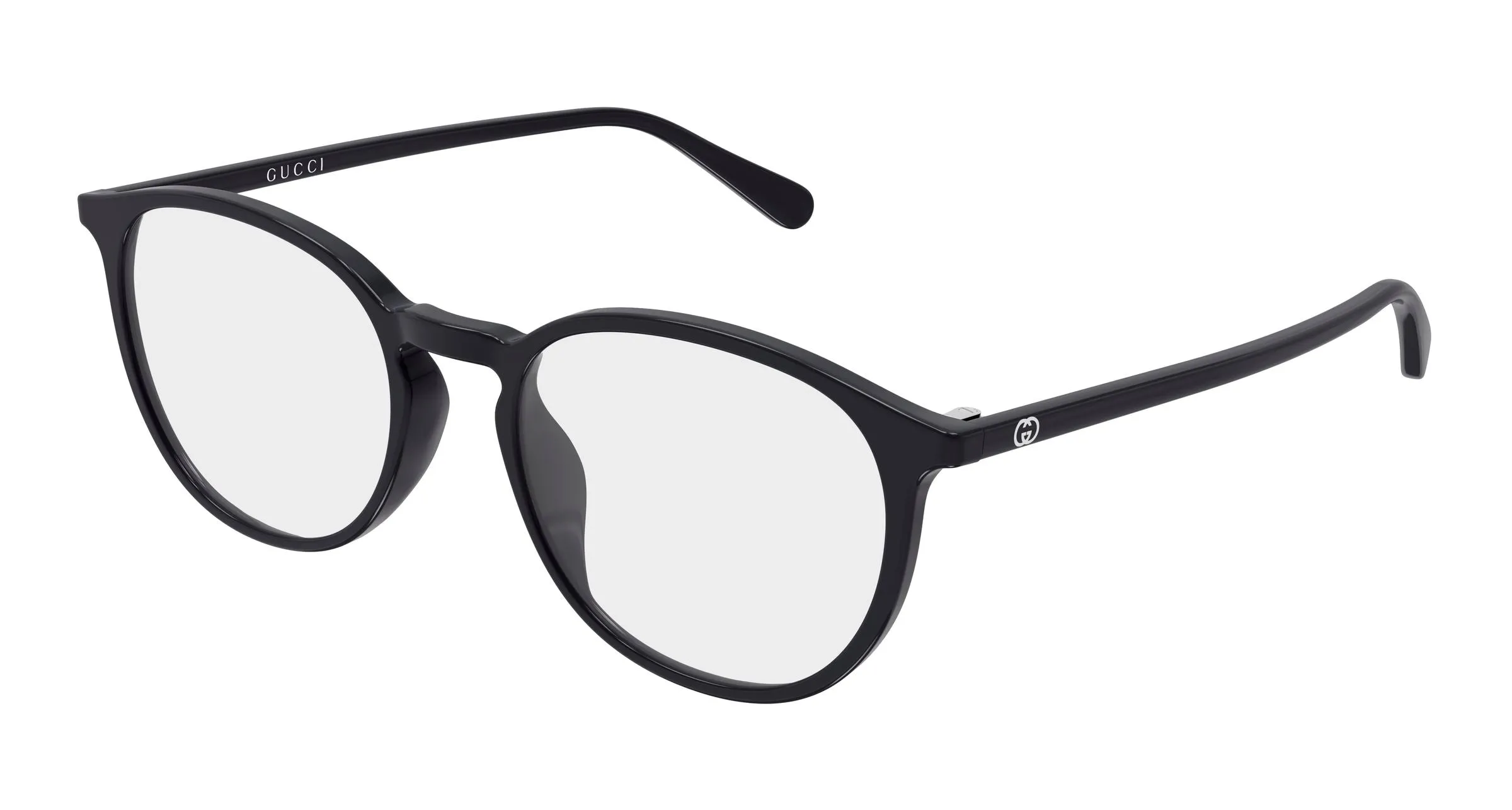 Gucci GG2266OA 004 Montature da vista Acetato Grigio Trasparente Rotonda - immagine 1
