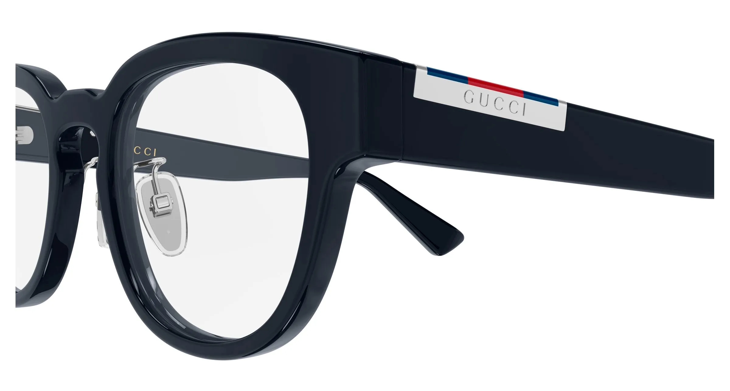 Gucci GG2263OJ 003 Montature da vista Acetato Blu Trasparente Rotonda - immagine 3