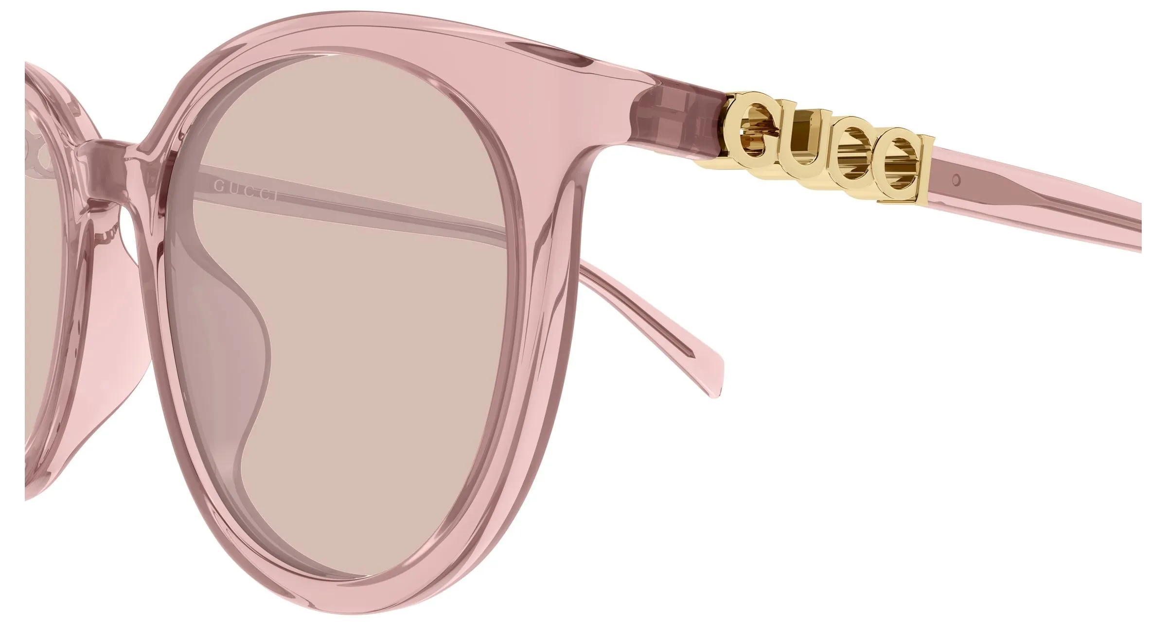 Gucci GG2209SK 003 Occhiali da sole Acetato Rosa Rosa Rotonda - immagine 3