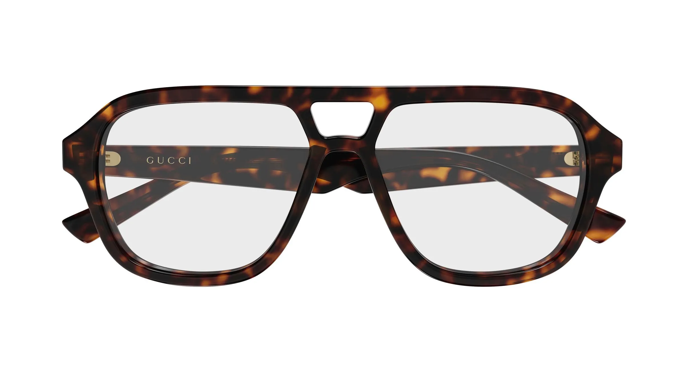 Gucci GG2183O 006 Montature da vista Acetato Havana Trasparente Rotonda - immagine 2