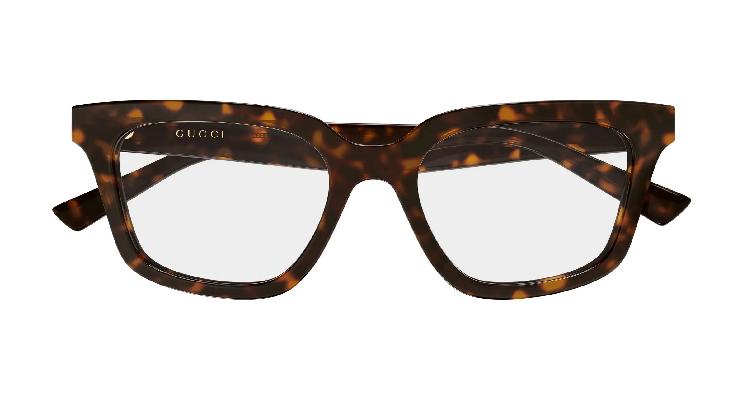 Gucci GG2181O 006 Montature da vista Acetato Havana Trasparente Geometrica - immagine 2