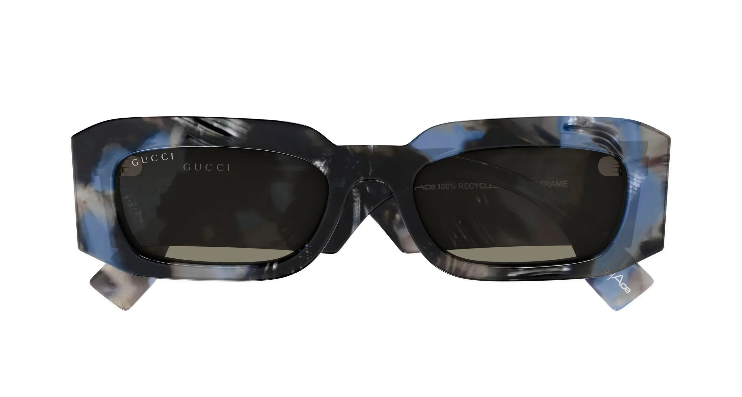 Gucci GG2151S 008 Occhiali da sole Acetato Havana Grigio Squadrata - immagine 2