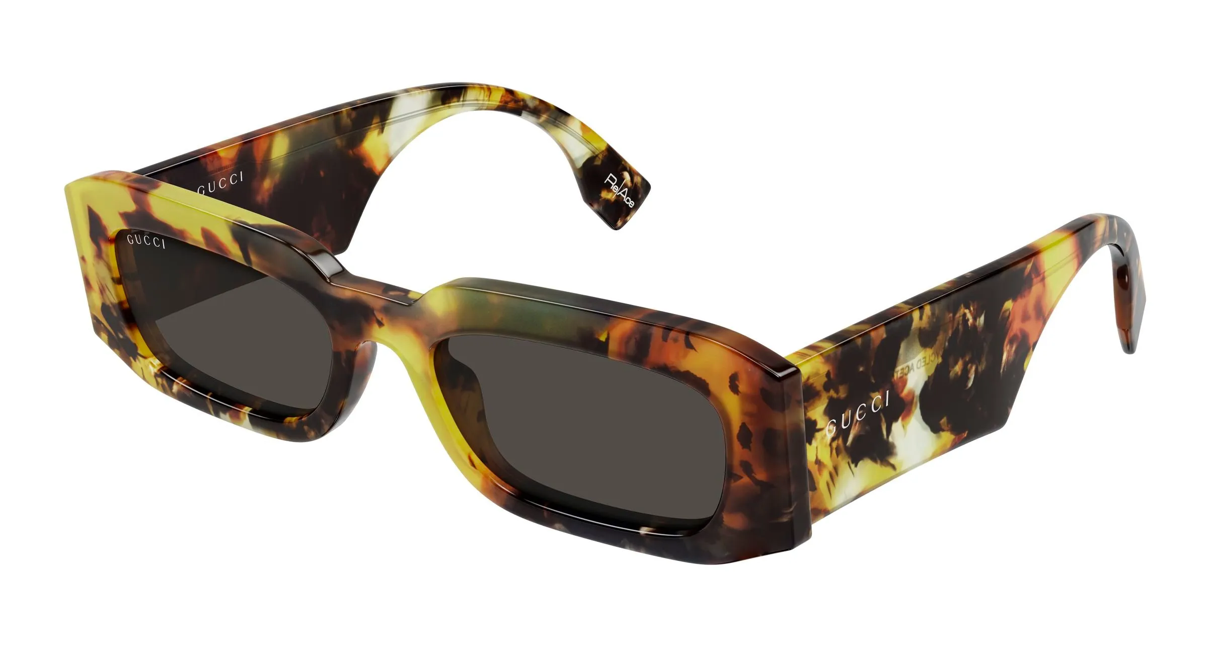 Gucci GG2151S 006 Occhiali da sole Acetato Havana Marrone Squadrata - immagine 1