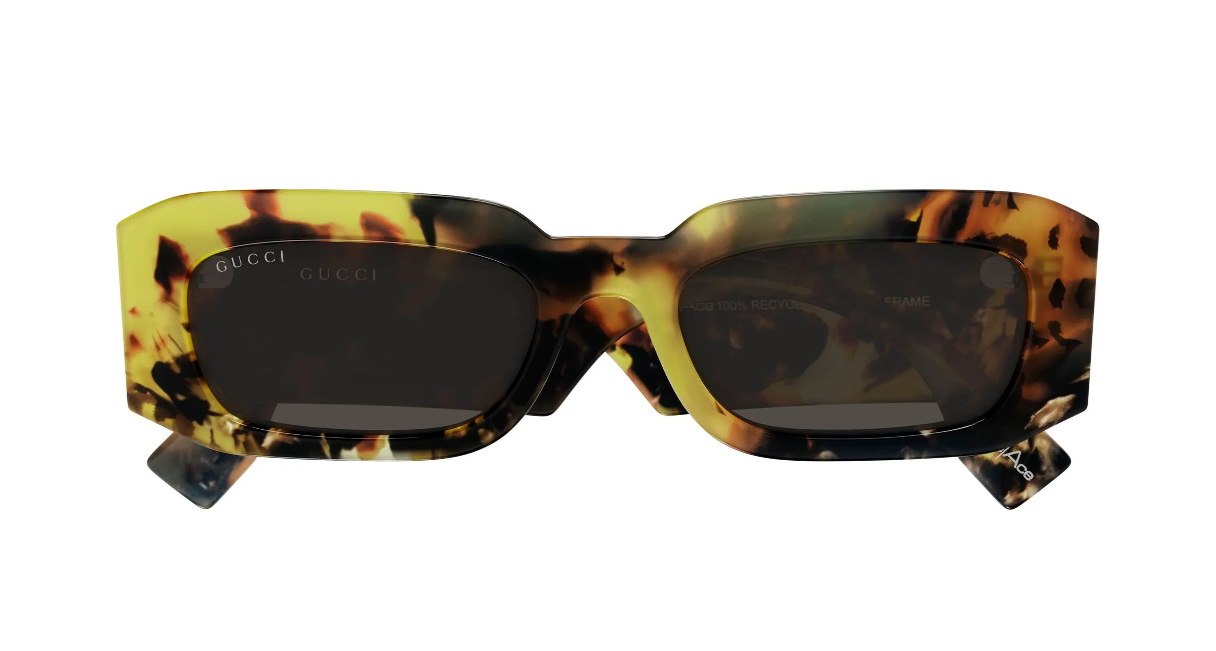 Gucci GG2151S 006 Occhiali da sole Acetato Havana Marrone Squadrata - immagine 2
