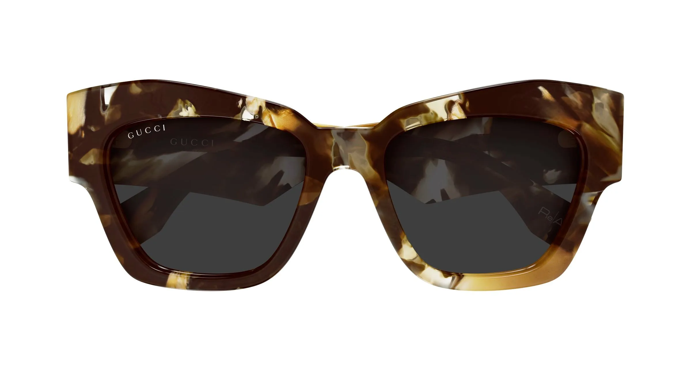 Gucci GG2150S 004 Occhiali da sole Acetato Havana Grigio Cat Eye - immagine 2