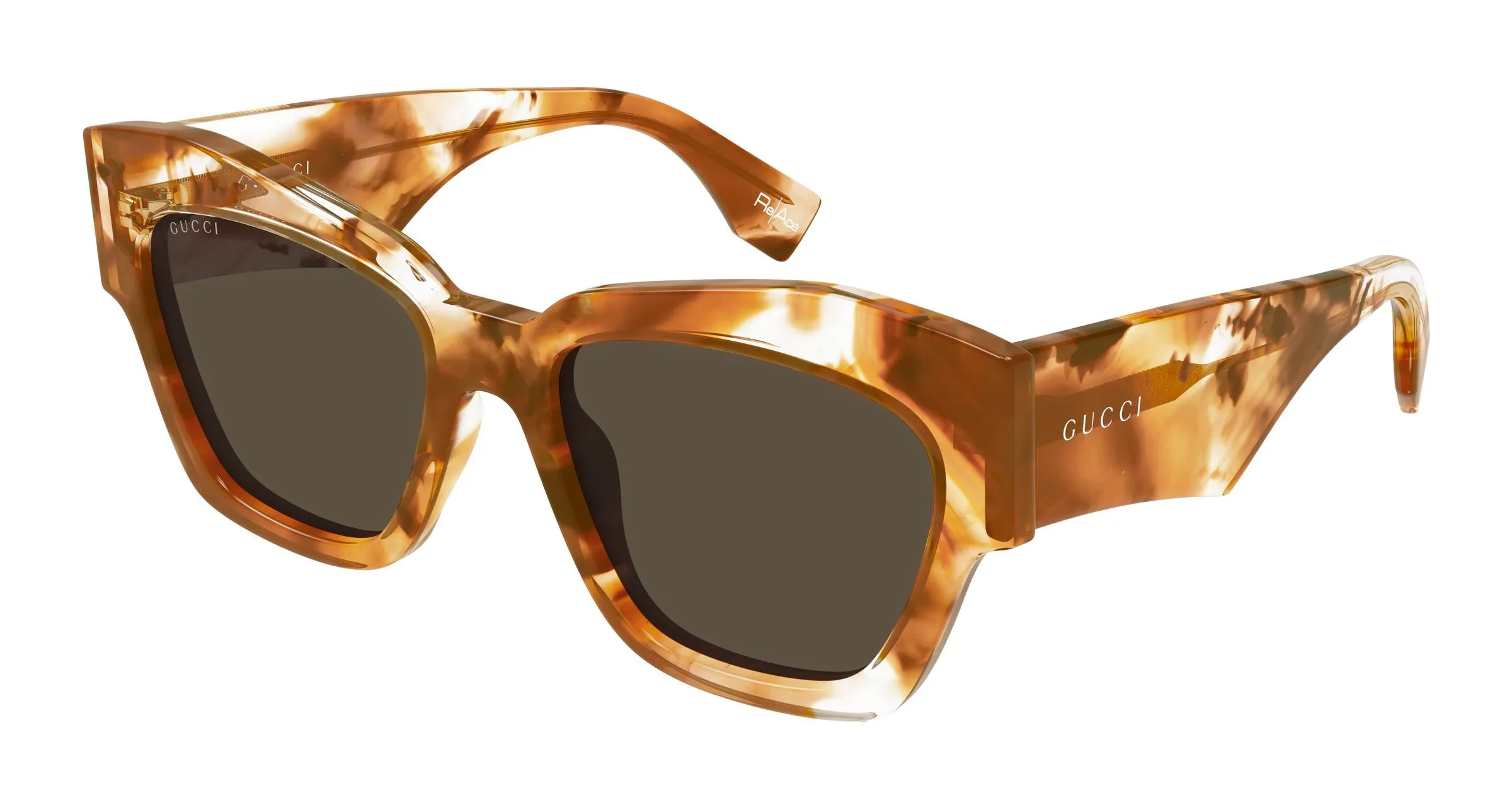Gucci GG2150S 003 Occhiali da sole Acetato Havana Marrone Cat Eye - immagine 1
