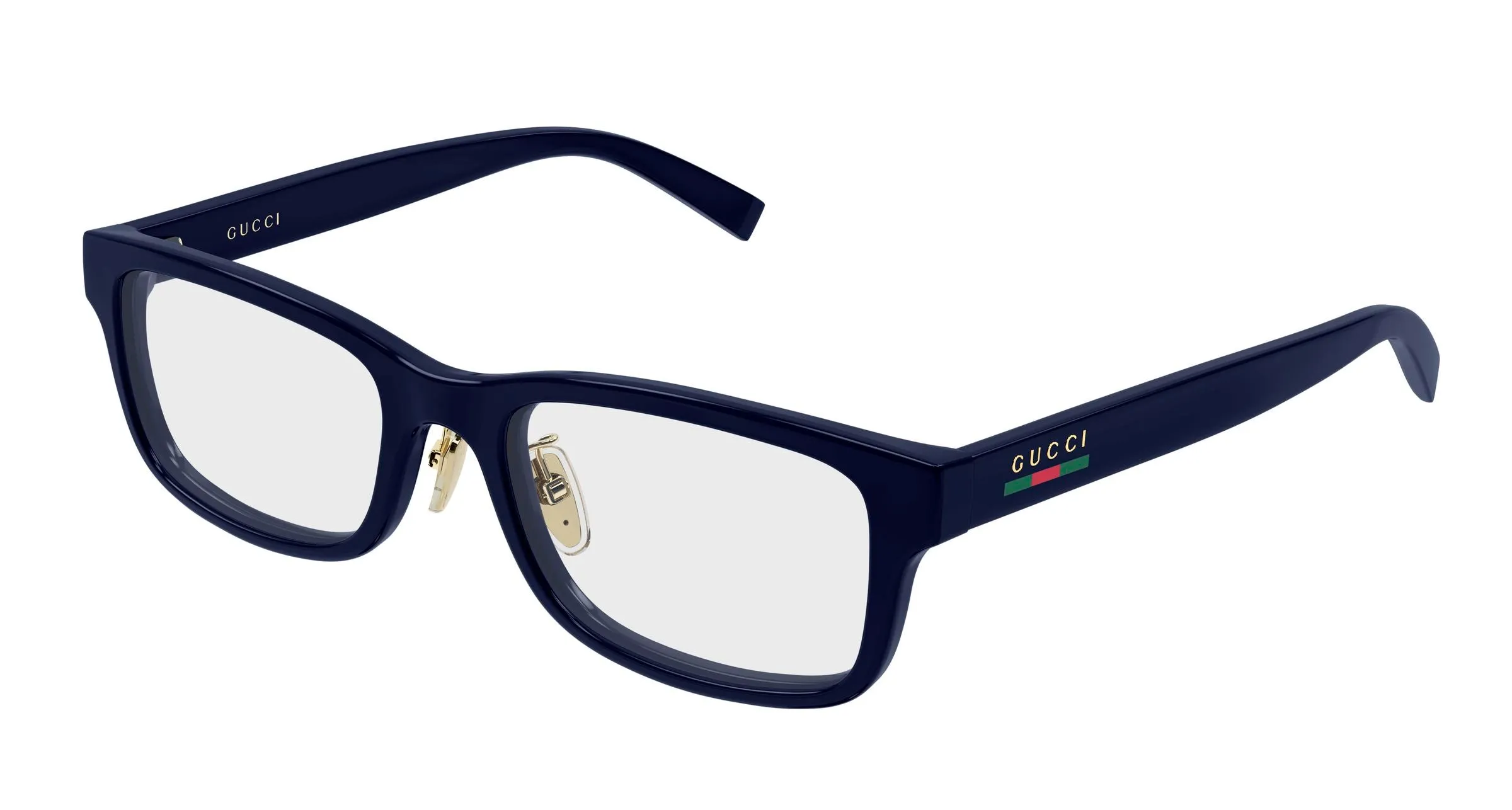 Gucci GG2143OJ 003 Montature da vista Iniettato Blu Trasparente Squadrata - immagine 1