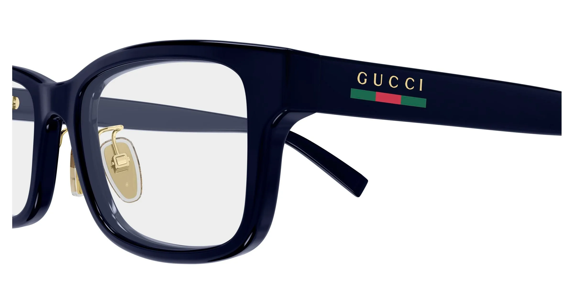 Gucci GG2143OJ 003 Montature da vista Iniettato Blu Trasparente Squadrata - immagine 3