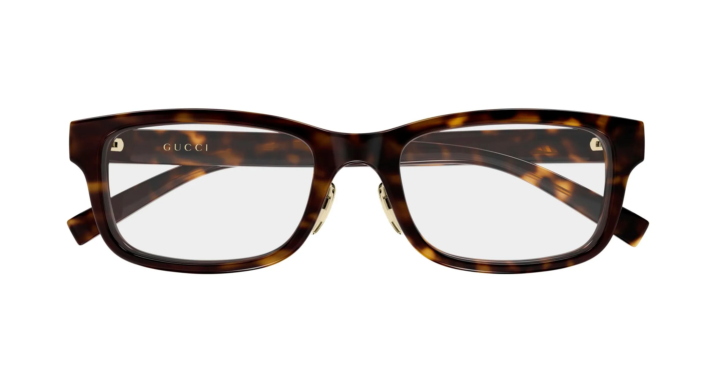 Gucci GG2143OJ 002 Montature da vista Iniettato Havana Trasparente Squadrata - immagine 2