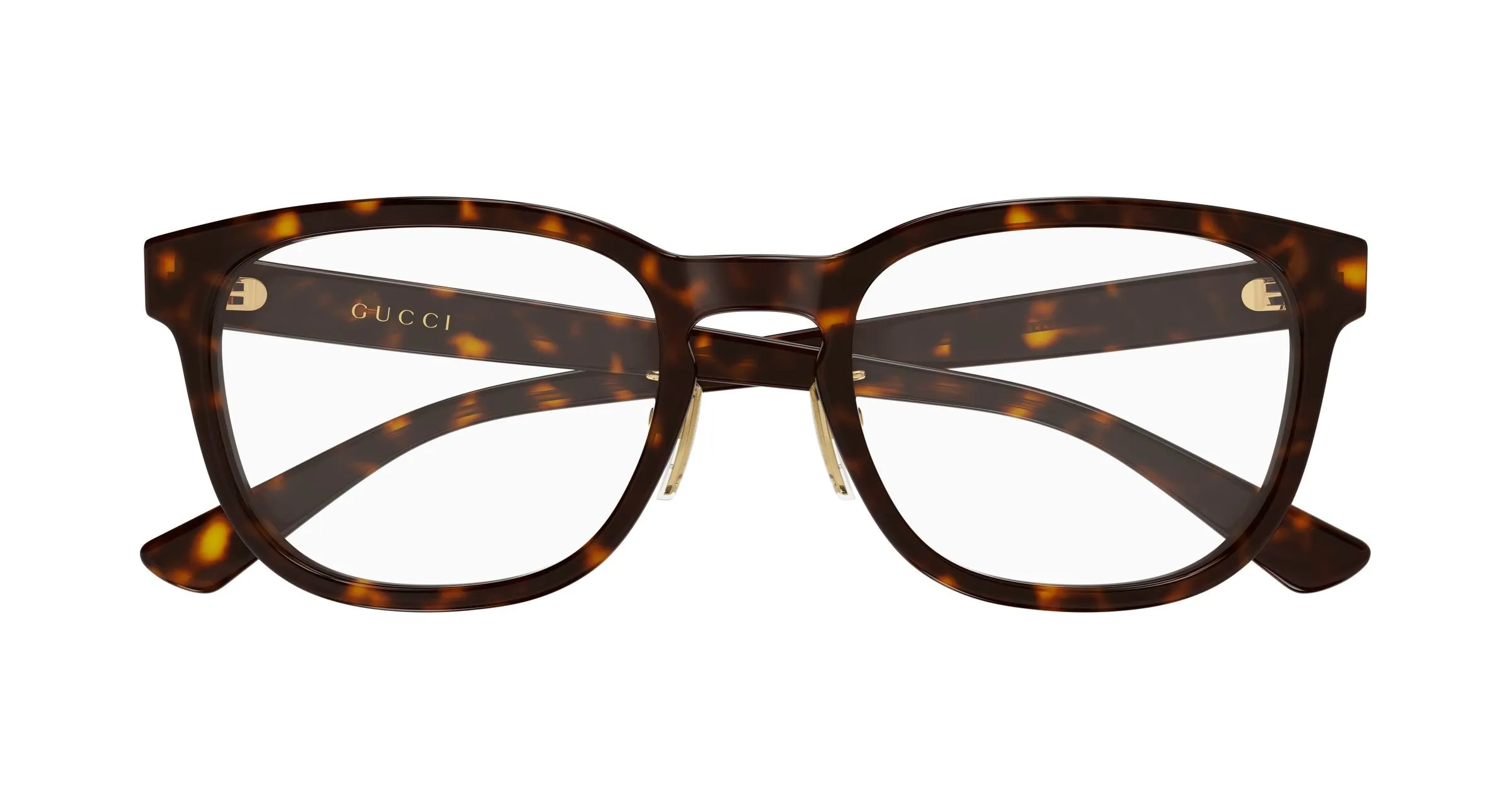 Gucci GG2139OK 002 Montature da vista Acetato Havana Trasparente Rotonda - immagine 2