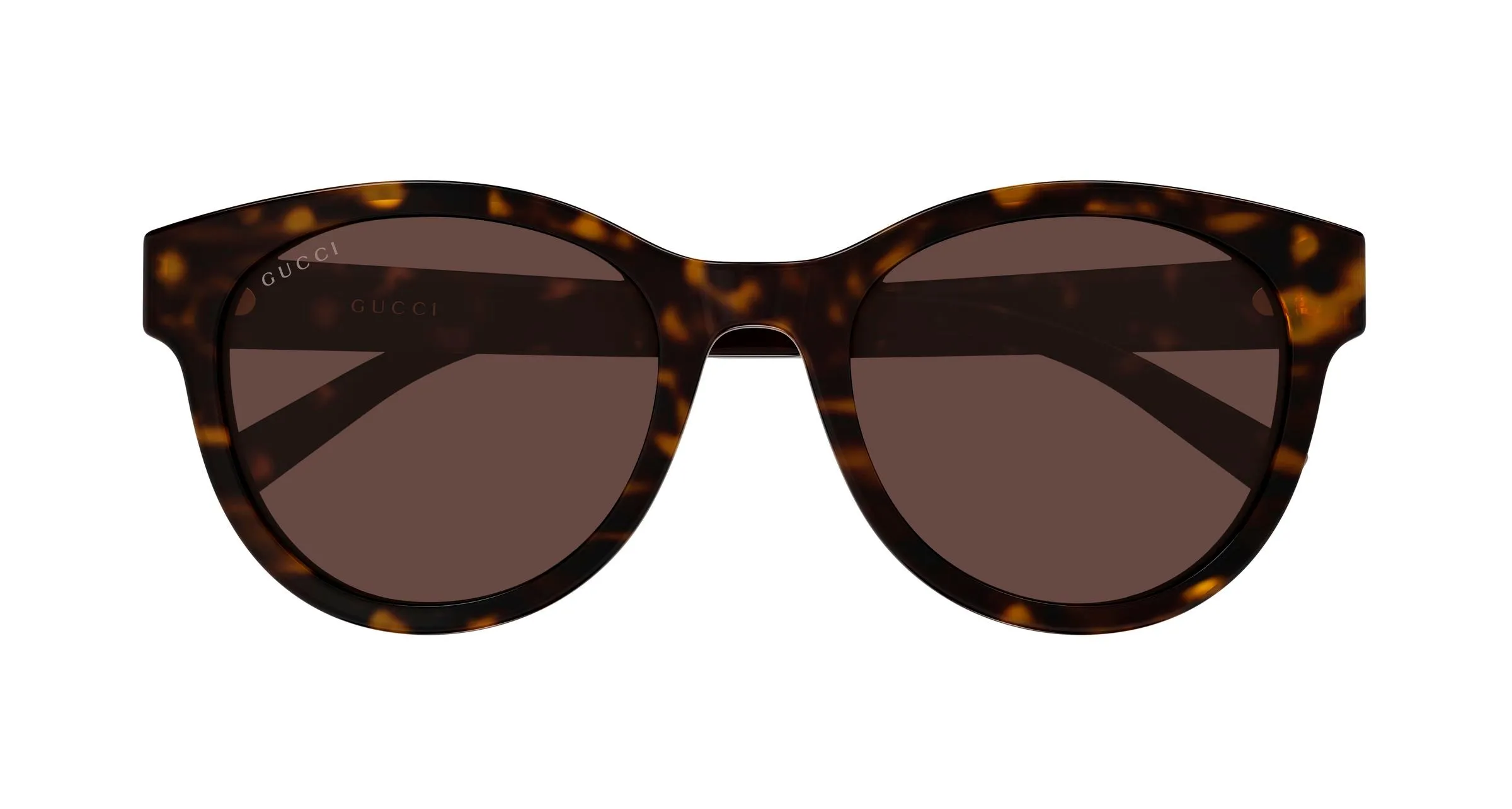 Gucci GG2127SK 002 Occhiali da sole Acetato Havana Marrone Rotonda - immagine 2