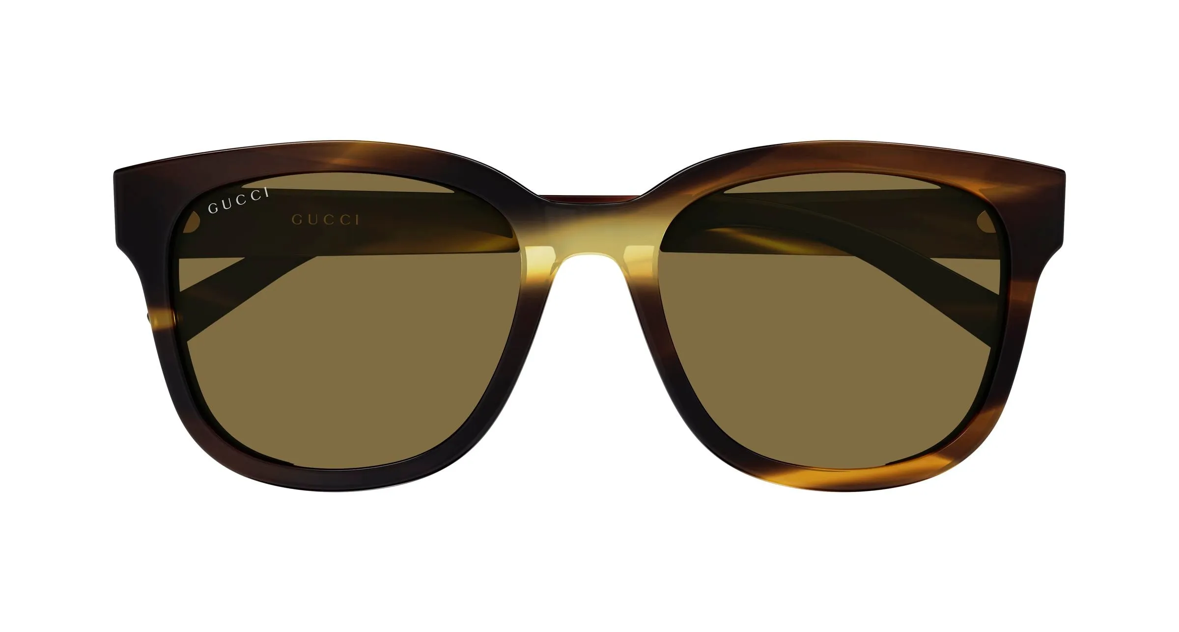 Gucci GG2126SK 003 Occhiali da sole Acetato Havana Marrone Rotonda - immagine 2