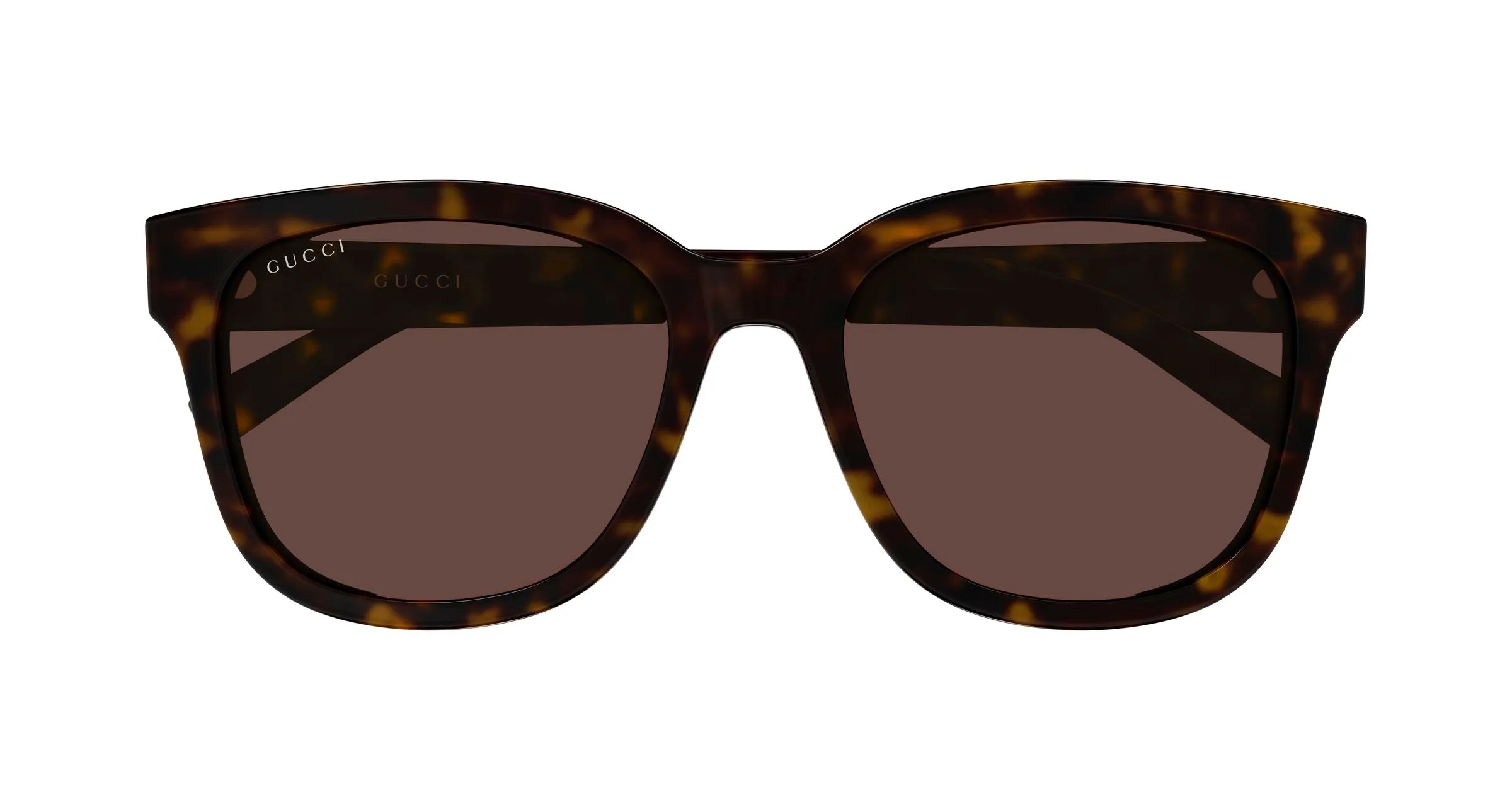Gucci GG2126SK 002 Occhiali da sole Acetato Havana Marrone Rotonda - immagine 2