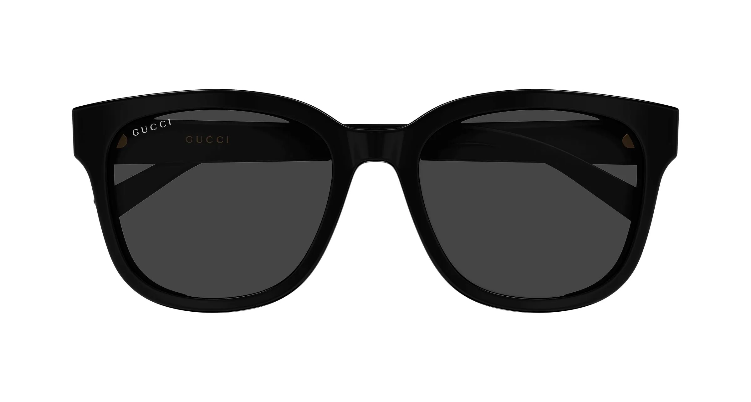 Gucci GG2126SK 001 Occhiali da sole Acetato Nero Grigio Rotonda - immagine 2