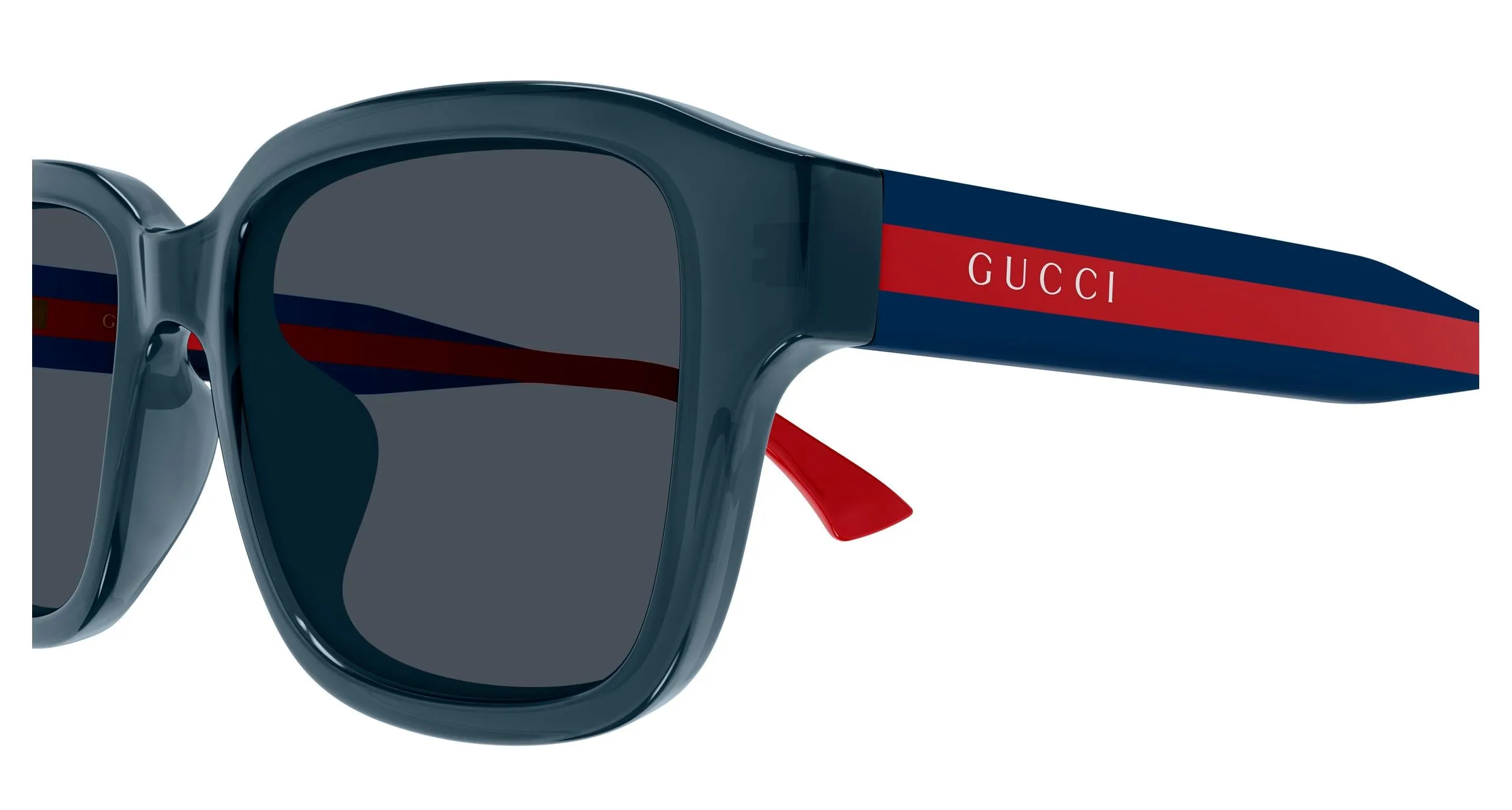 Gucci GG2120SA 004 Occhiali da sole Acetato Blu Blu Squadrata - immagine 3