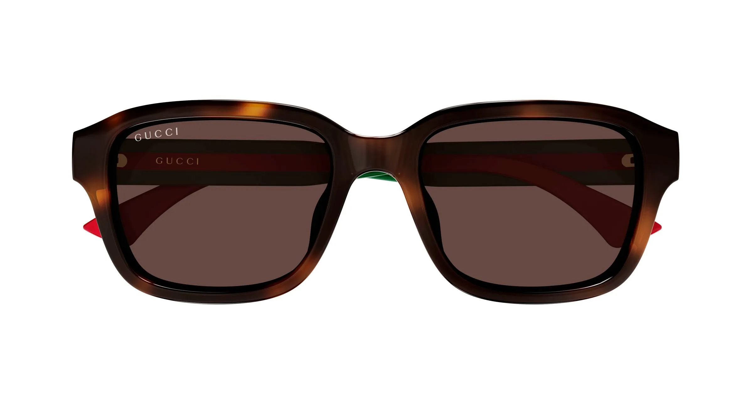 Gucci GG2120SA 002 Occhiali da sole Acetato Havana Marrone Squadrata - immagine 2
